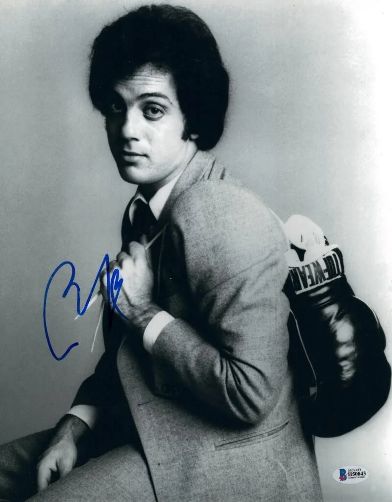 Billy Joel — Billy Joel Signed Autograph 11x14 Photo - The Stranger Rock Icon w/ Beckett COA