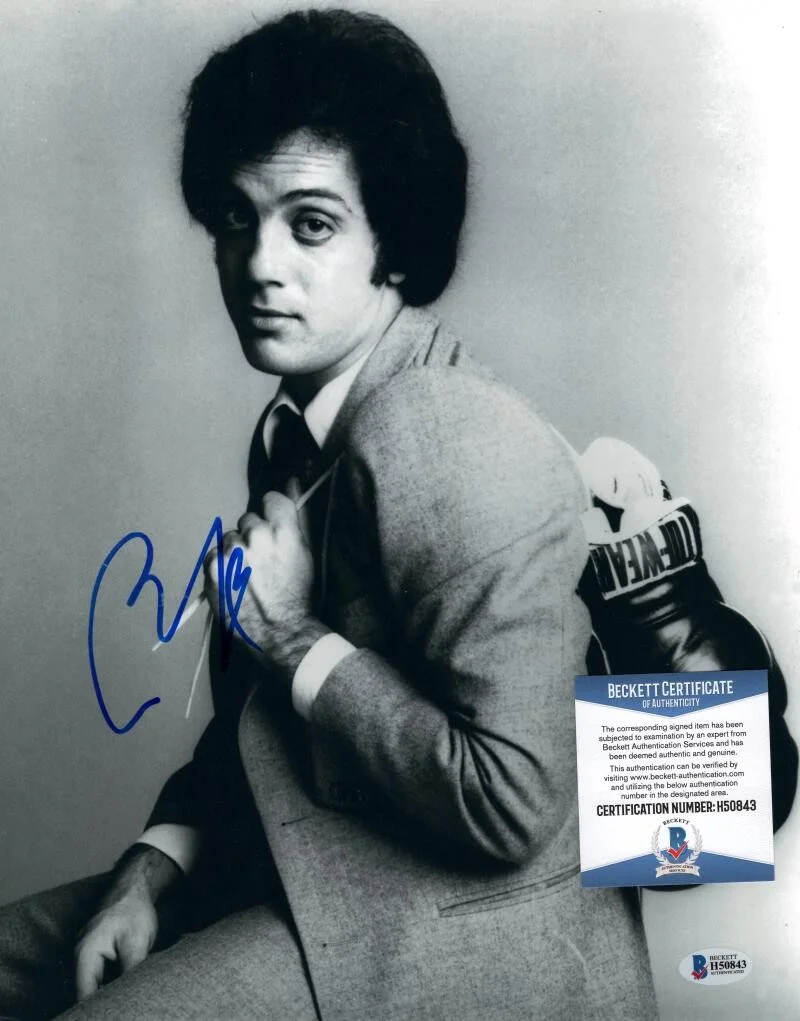 Billy Joel — Billy Joel Signed Autograph 11x14 Photo - The Stranger Rock Icon w/ Beckett COA, изображение 2