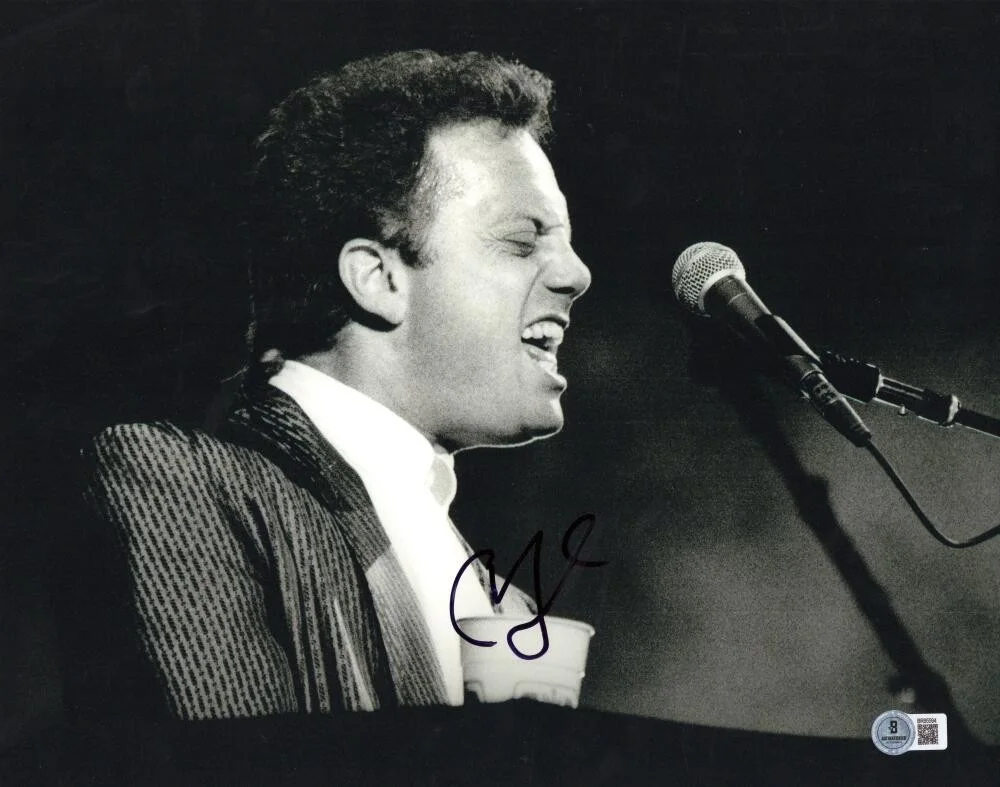 Billy Joel — Billy Joel Signed Autograph 11x14 Photo - The Stranger Piano Man Singer Beckett