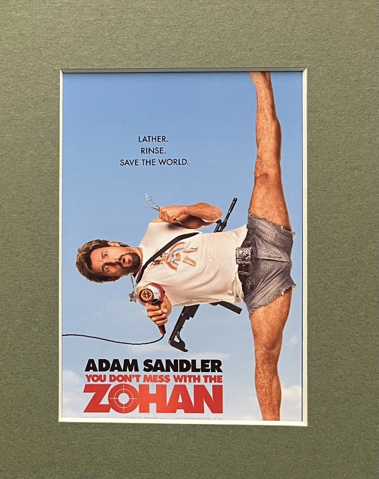 Adam Sandler. YOU DON’T MESS WITH THE ZOHAN. . 35mm Film Cell Mounted Display, изображение 2