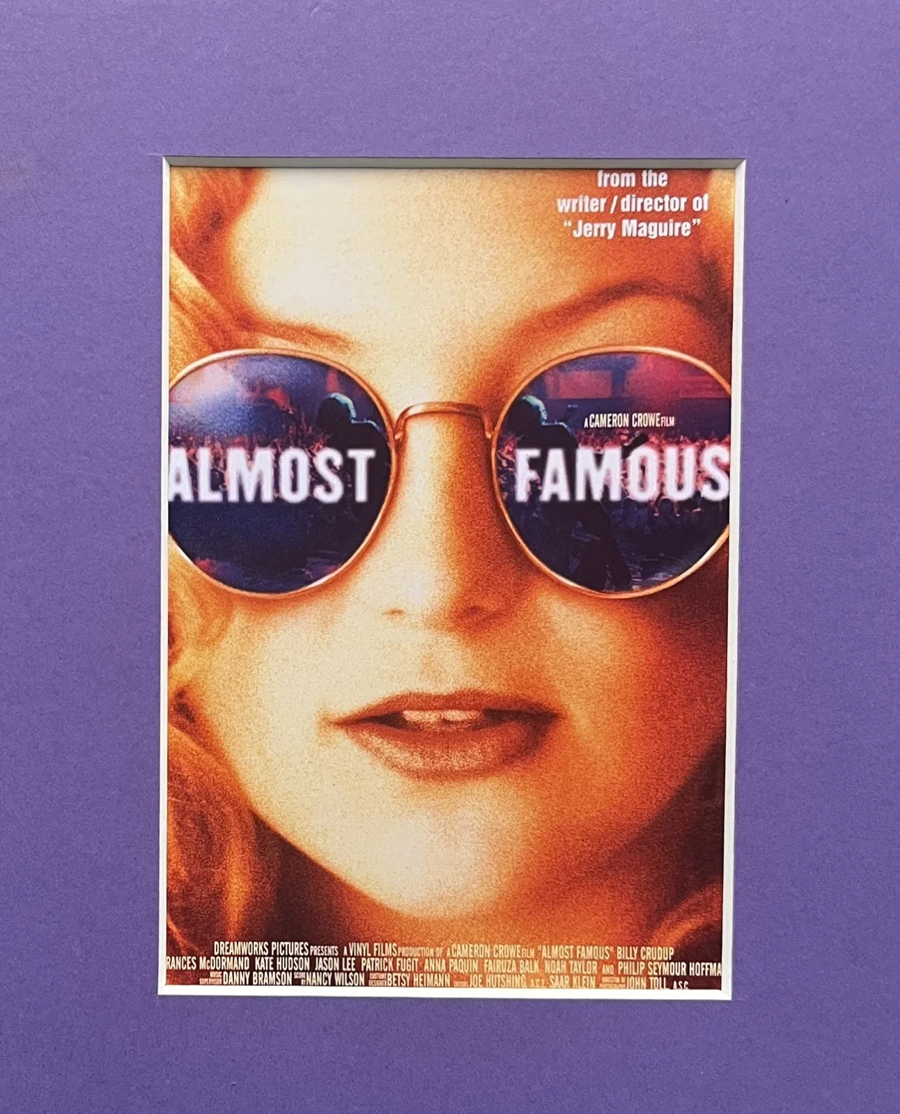 ALMOST FAMOUS . 35mm Film Cell Mounted Display, image 2