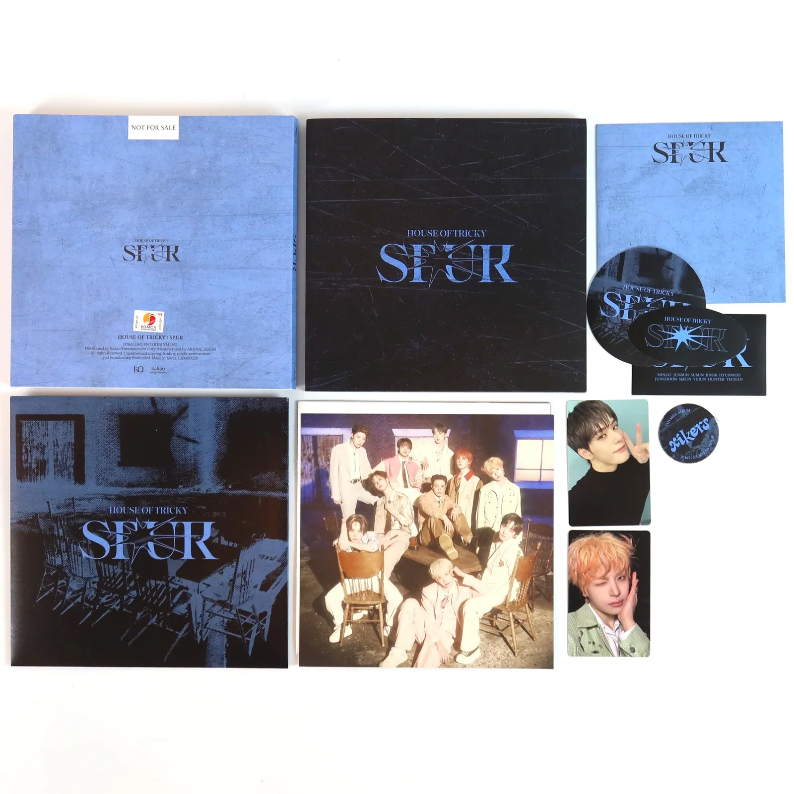 Xikers - House of Tricky: Spur [Hiker Ver.] 5th Mini Album Signed CD Promo 2025, изображение 2