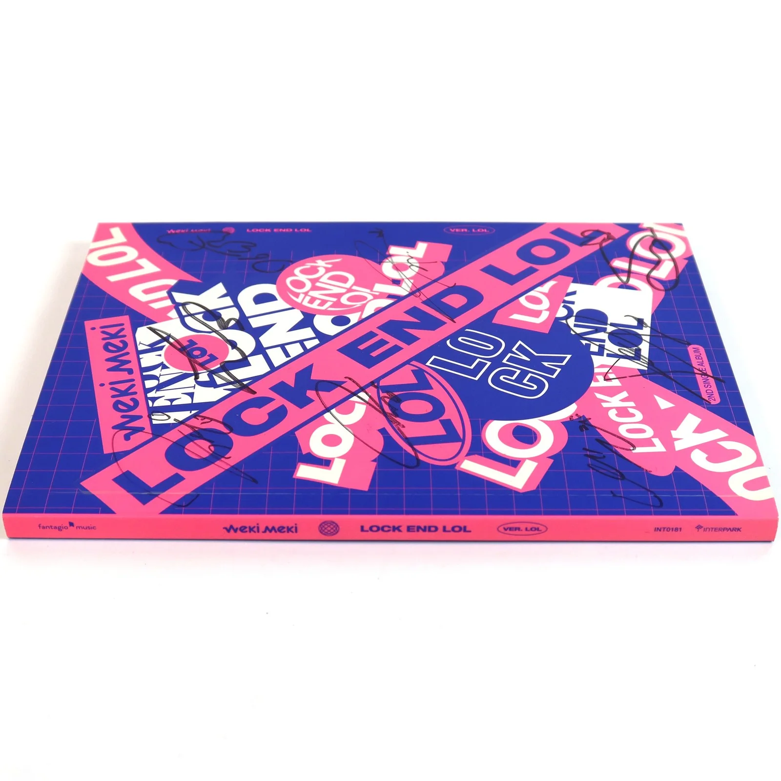 Weki Meki - Lock End Lol [Lol Ver.] 2nd Signed Album Promo CD K-Pop 2019, image 4