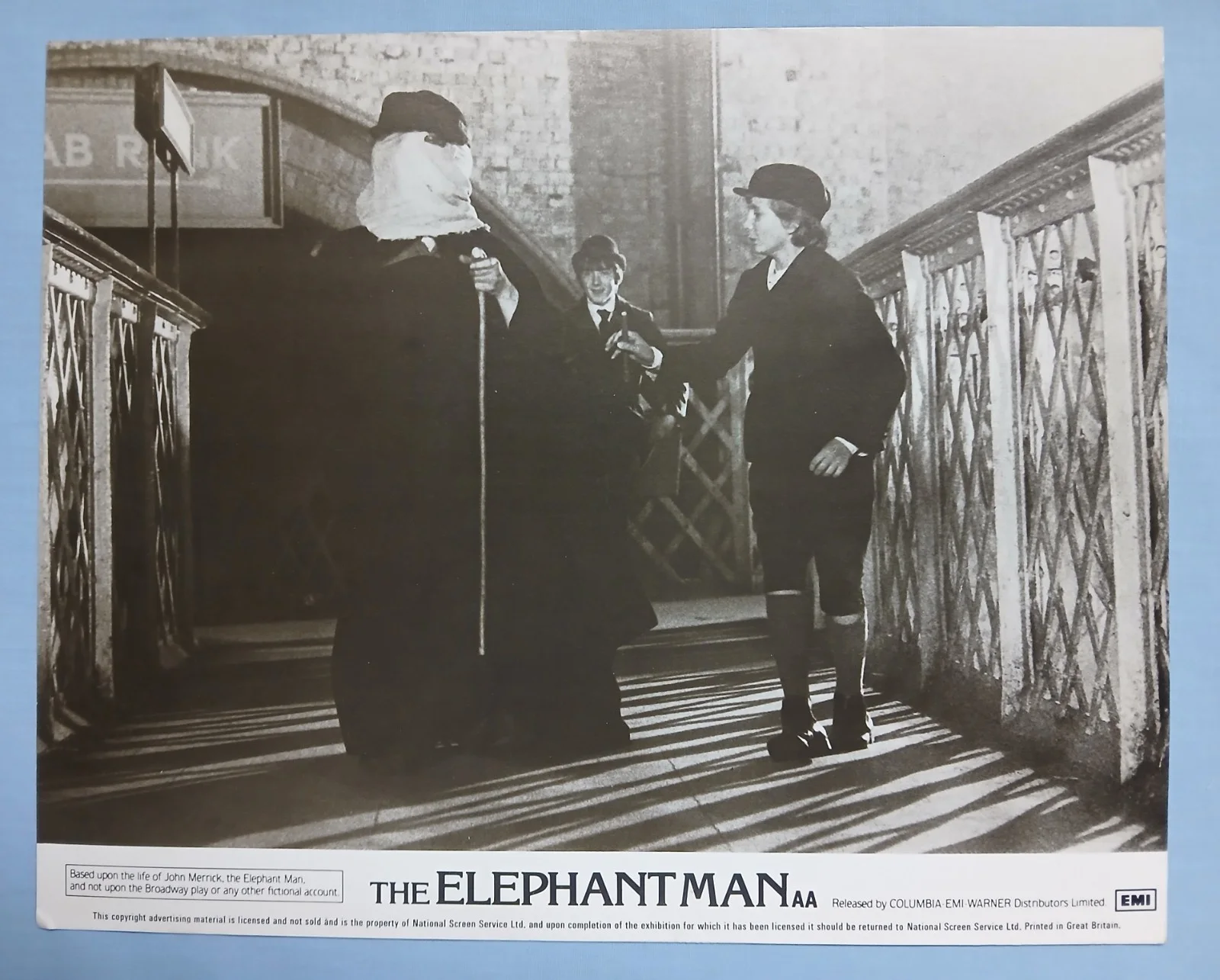 THE ELEPHANT MAN (1980) original set 8 UK front of house lobby cards - John Hurt, изображение 2