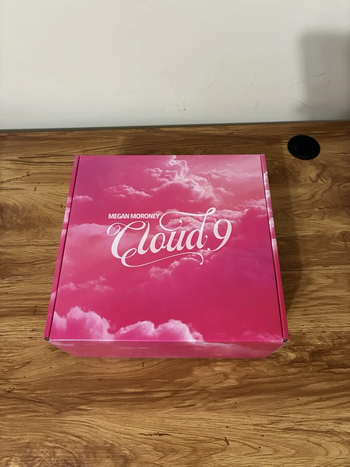 Megan Moroney Cloud 9 Pink Crewneck Small Signed CD Box, image 3