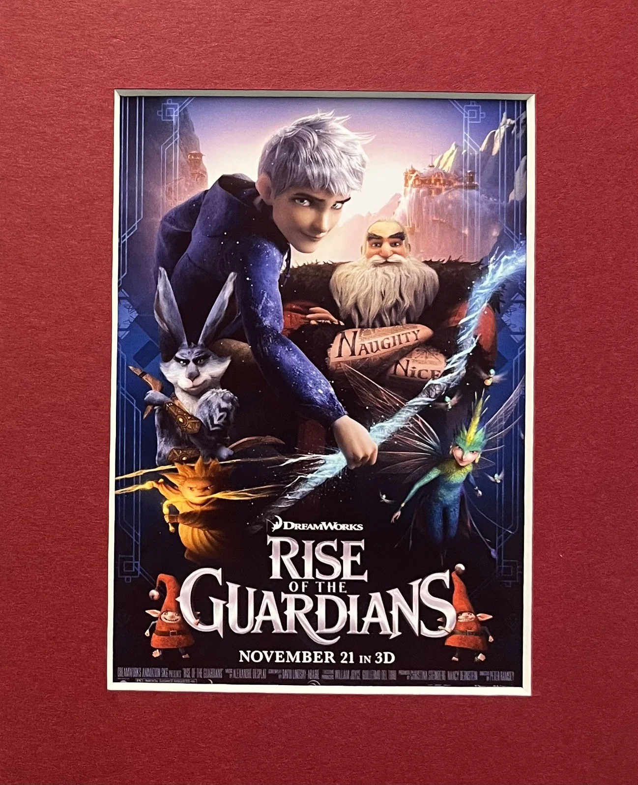 RISE OF THE GUARDIANS . 35mm Film Cell Mounted Display, изображение 2