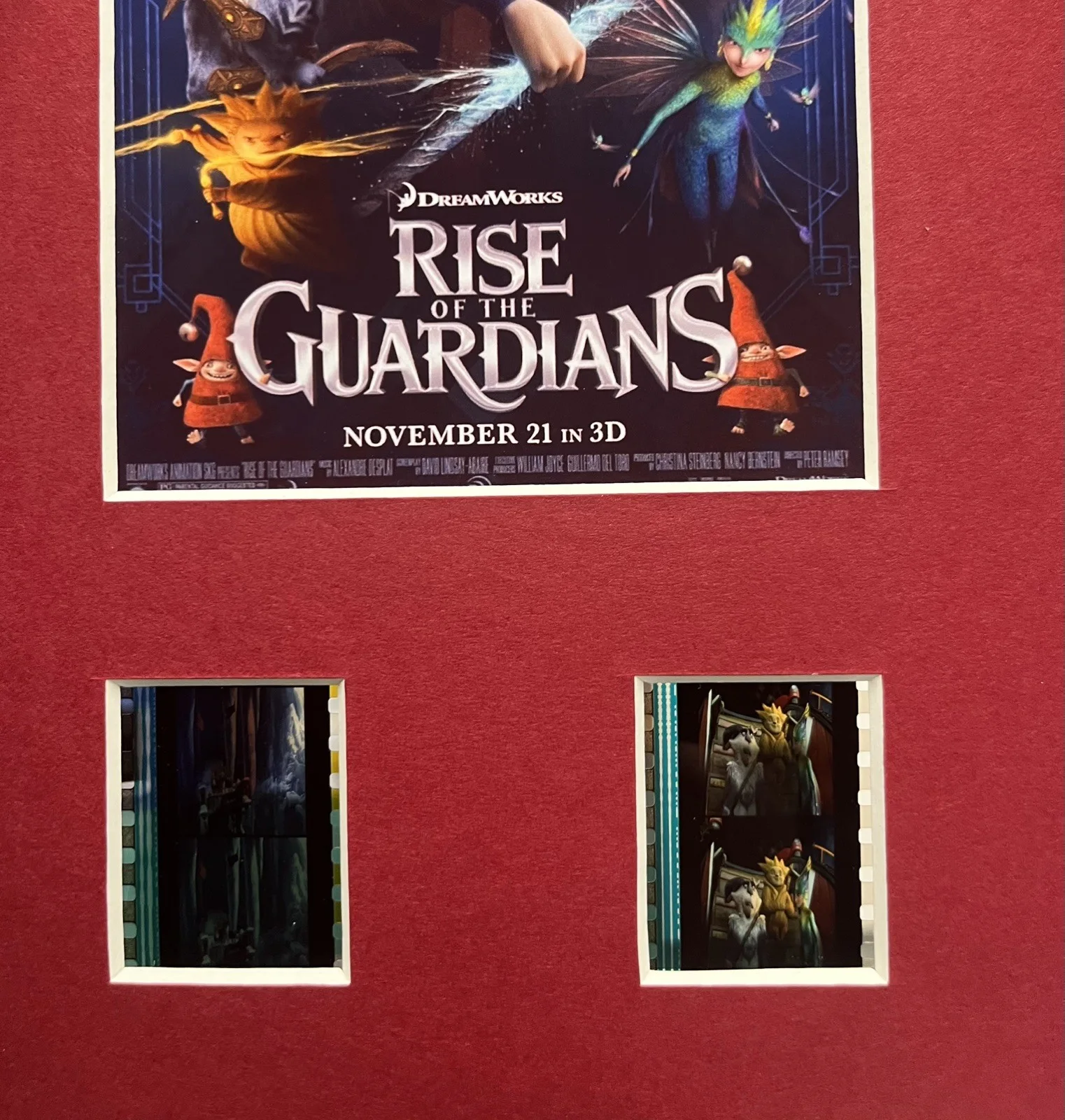 RISE OF THE GUARDIANS . 35mm Film Cell Mounted Display, изображение 3