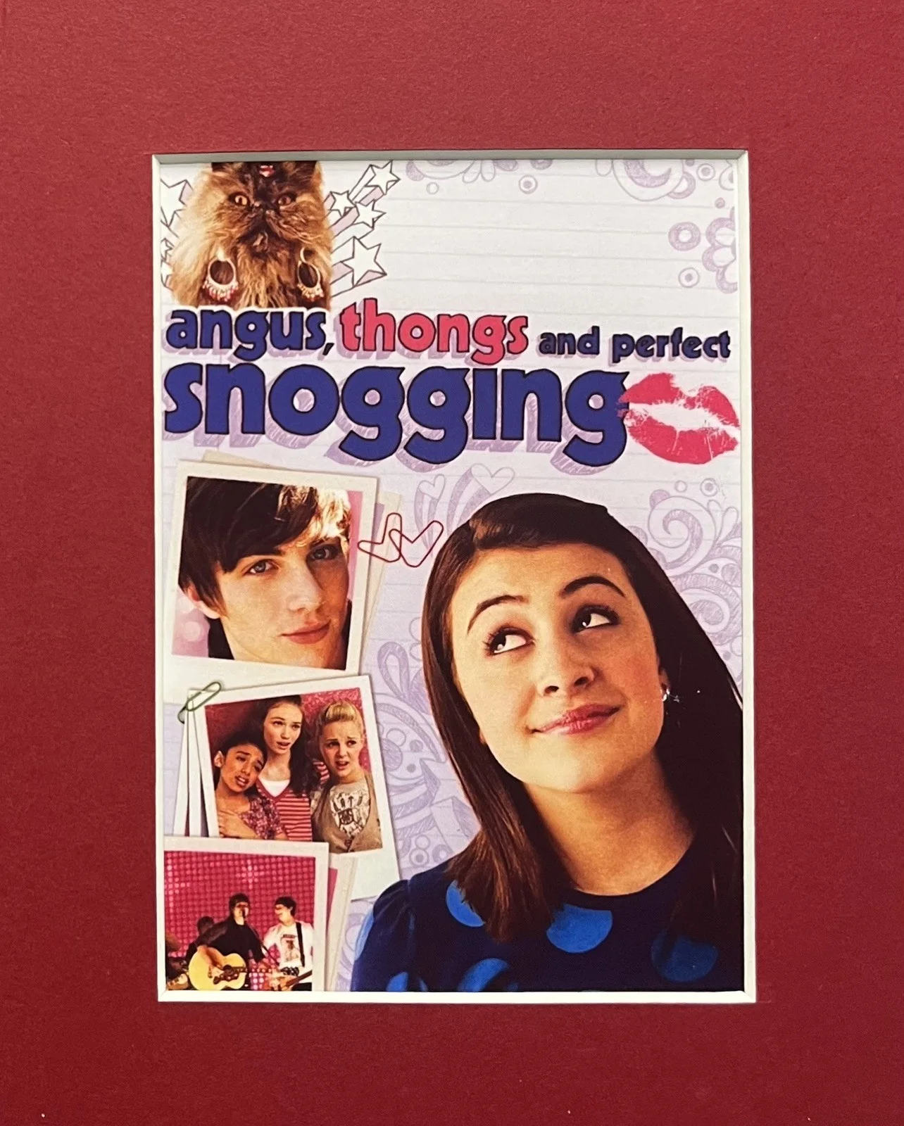 ANGUS, THONGS AND PERFECT SNOGGING. 35mm Film Cell Mounted Display, image 2