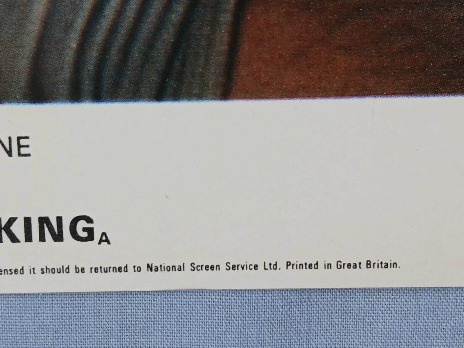 THE MAN WHO WOULD BE KING (1975) rare BRITISH set 8 front of house foh cards, изображение 5
