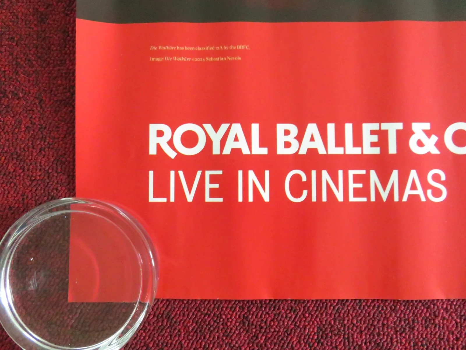 ROYAL BALLET AND OPERA: DIE WALKURE UK QUAD ROLLED POSTER ANTONIO PAPPANO 2025, изображение 4