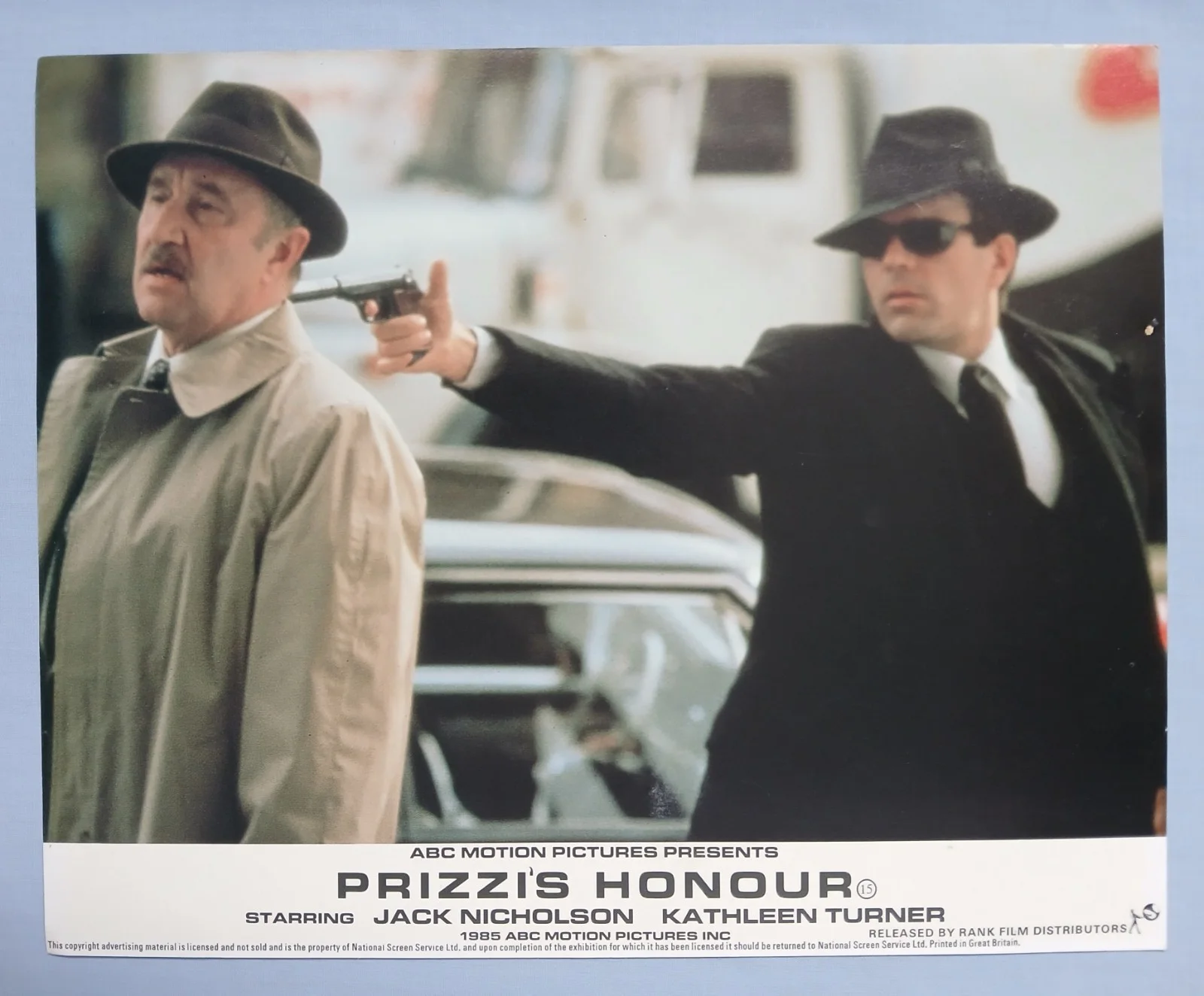 PRIZZI'S HONOUR (1985) set 8 original UK foh lobby cards - Jack Nicholson, изображение 4