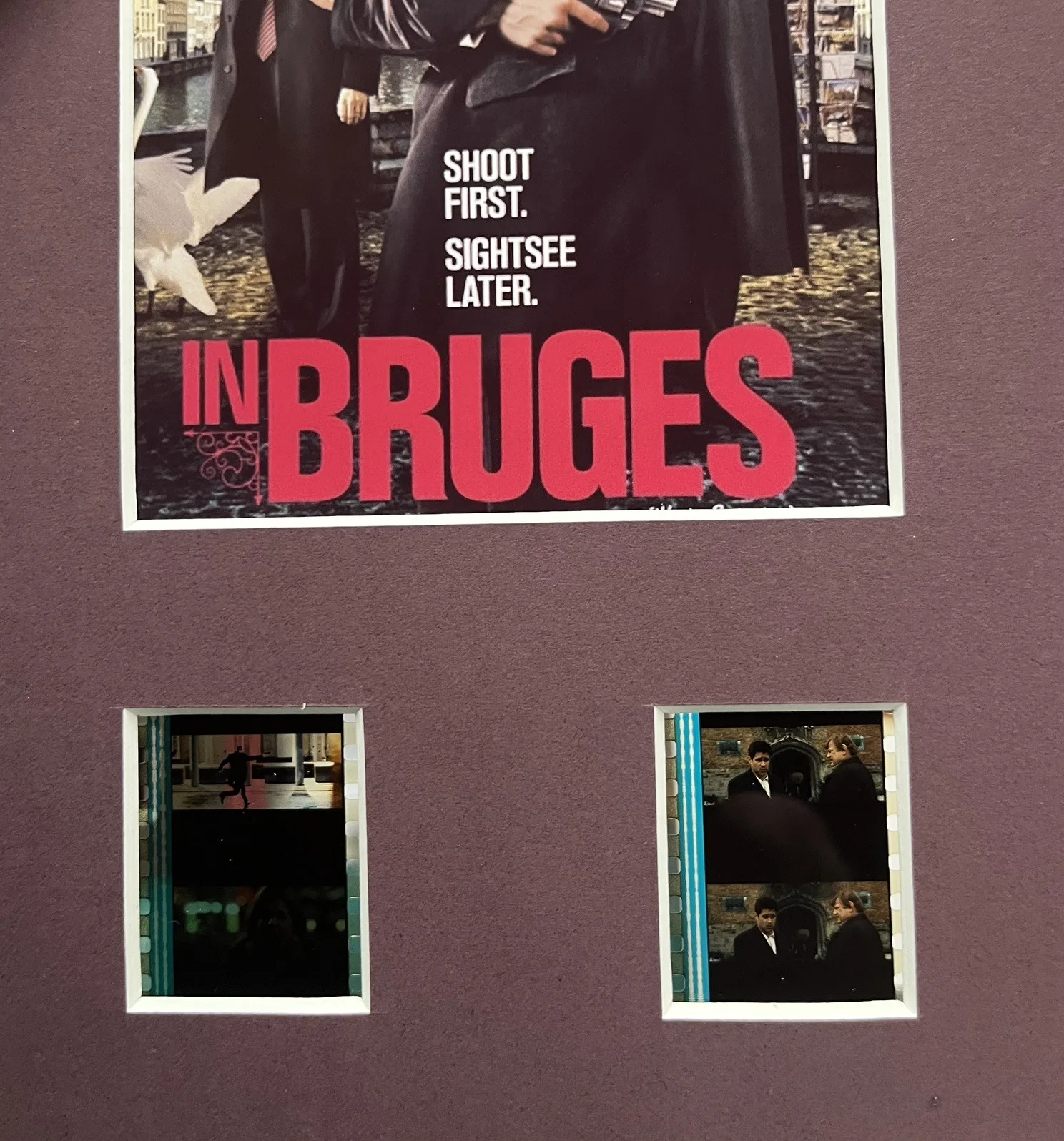 IN BRUGES. Colin Farrell. 35mm Film Cell Mounted Display, image 3
