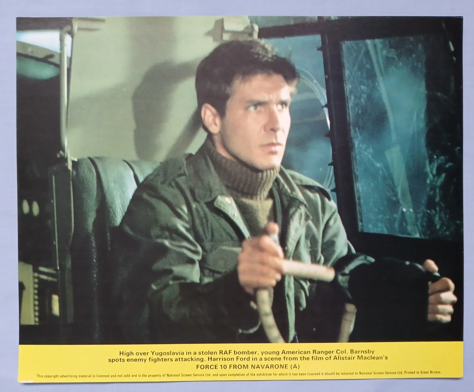 FORCE 10 FROM NAVARONE (1978) original set 8 UK foh lobby cards plus synopsis, изображение 2
