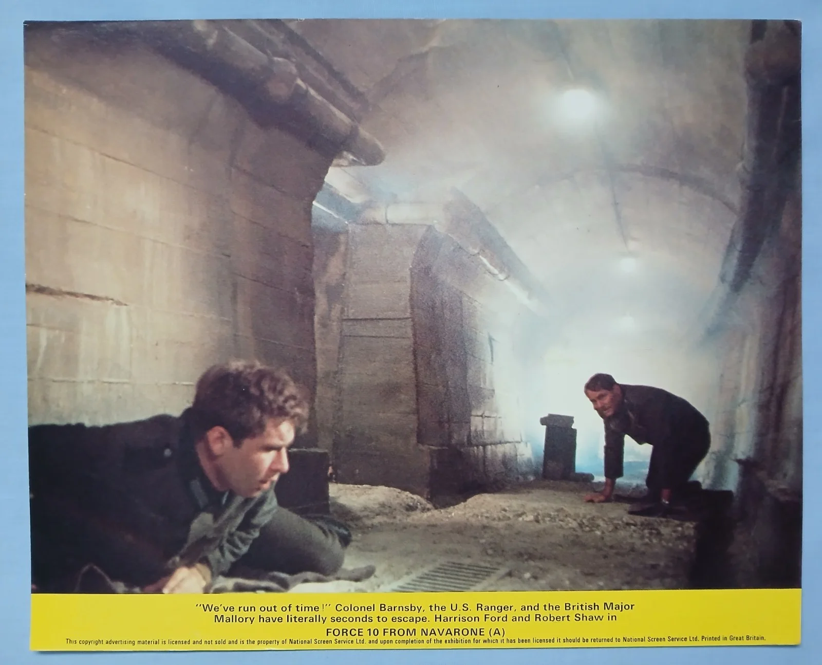 FORCE 10 FROM NAVARONE (1978) original set 8 UK foh lobby cards plus synopsis, изображение 4