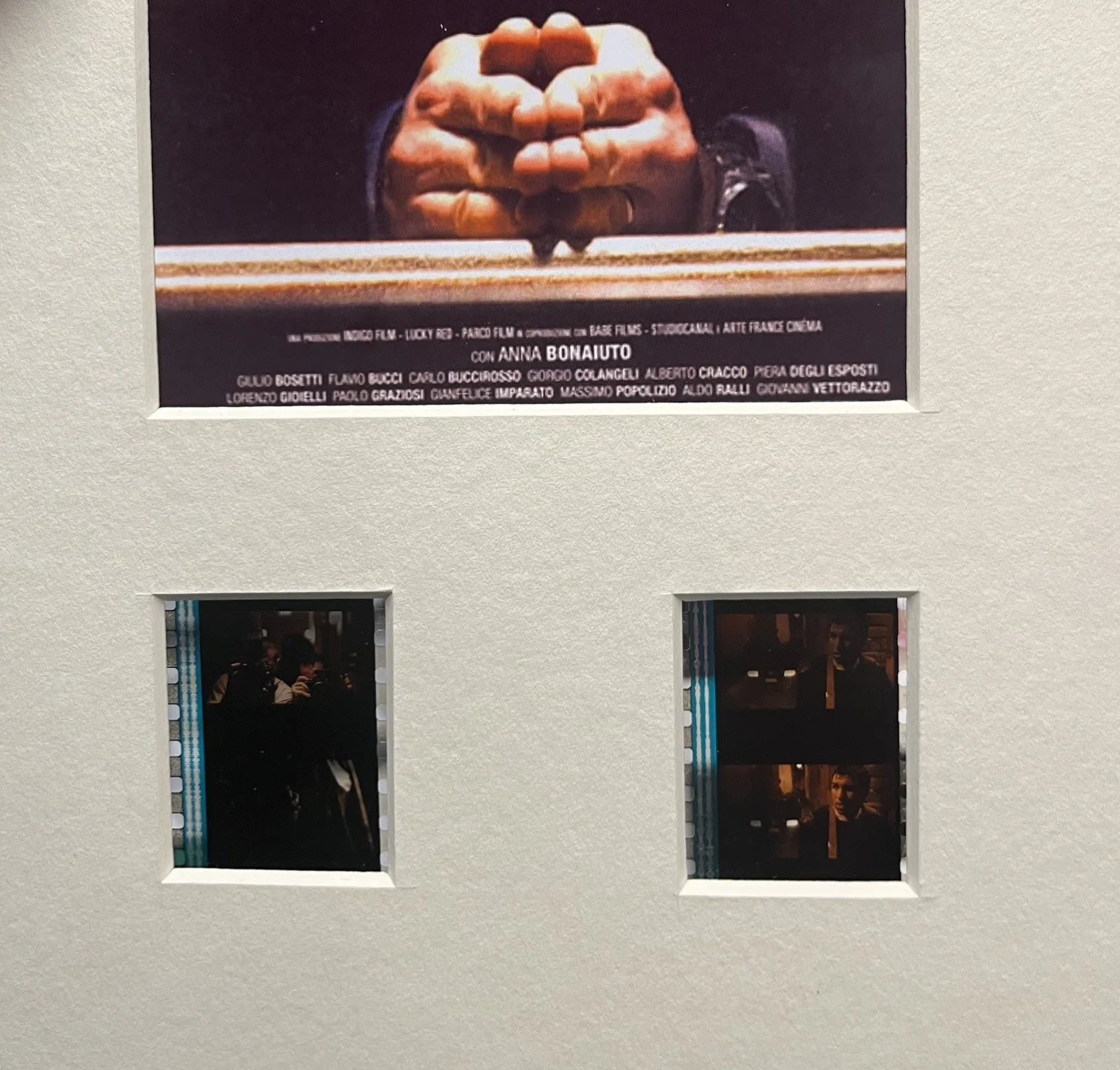 IL DIVO. Tony Servillo. 35mm Film Cell Mounted Display, image 3