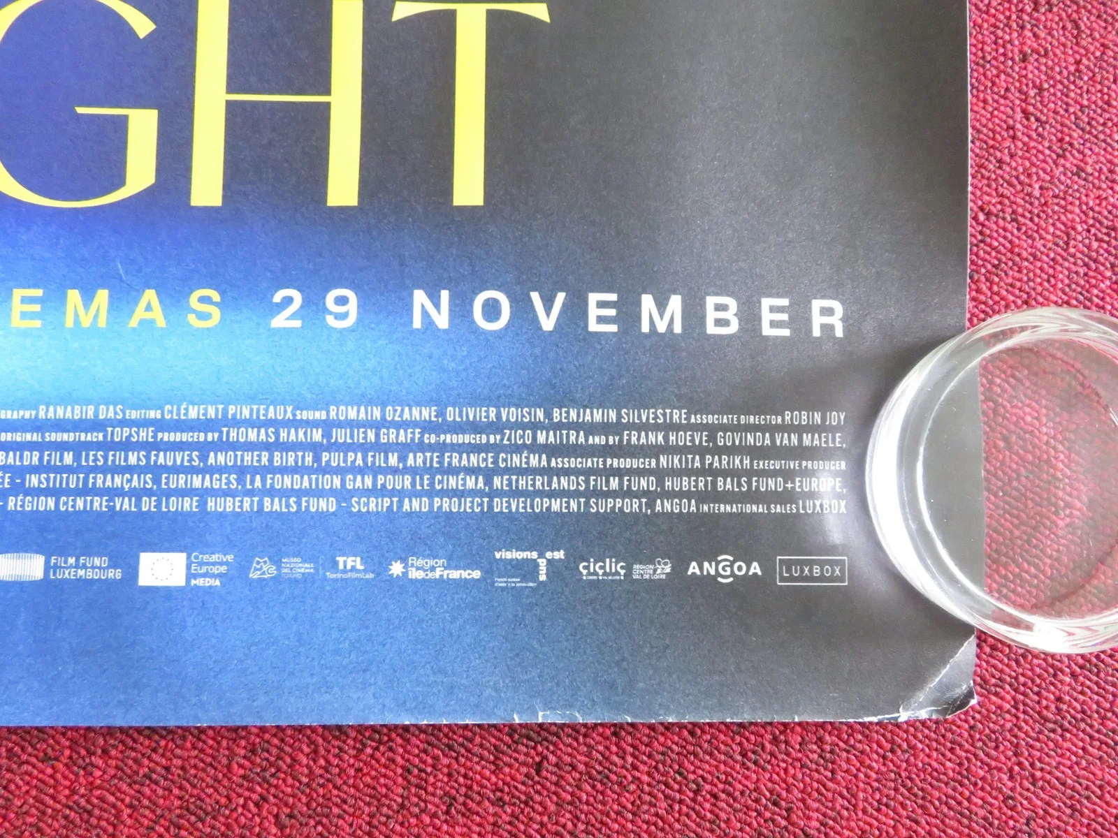 ALL WE IMAGINE AS LIGHT UK QUAD ROLLED POSTER KANI KUSRUTI DIVYA PRABHA 2024, image 5