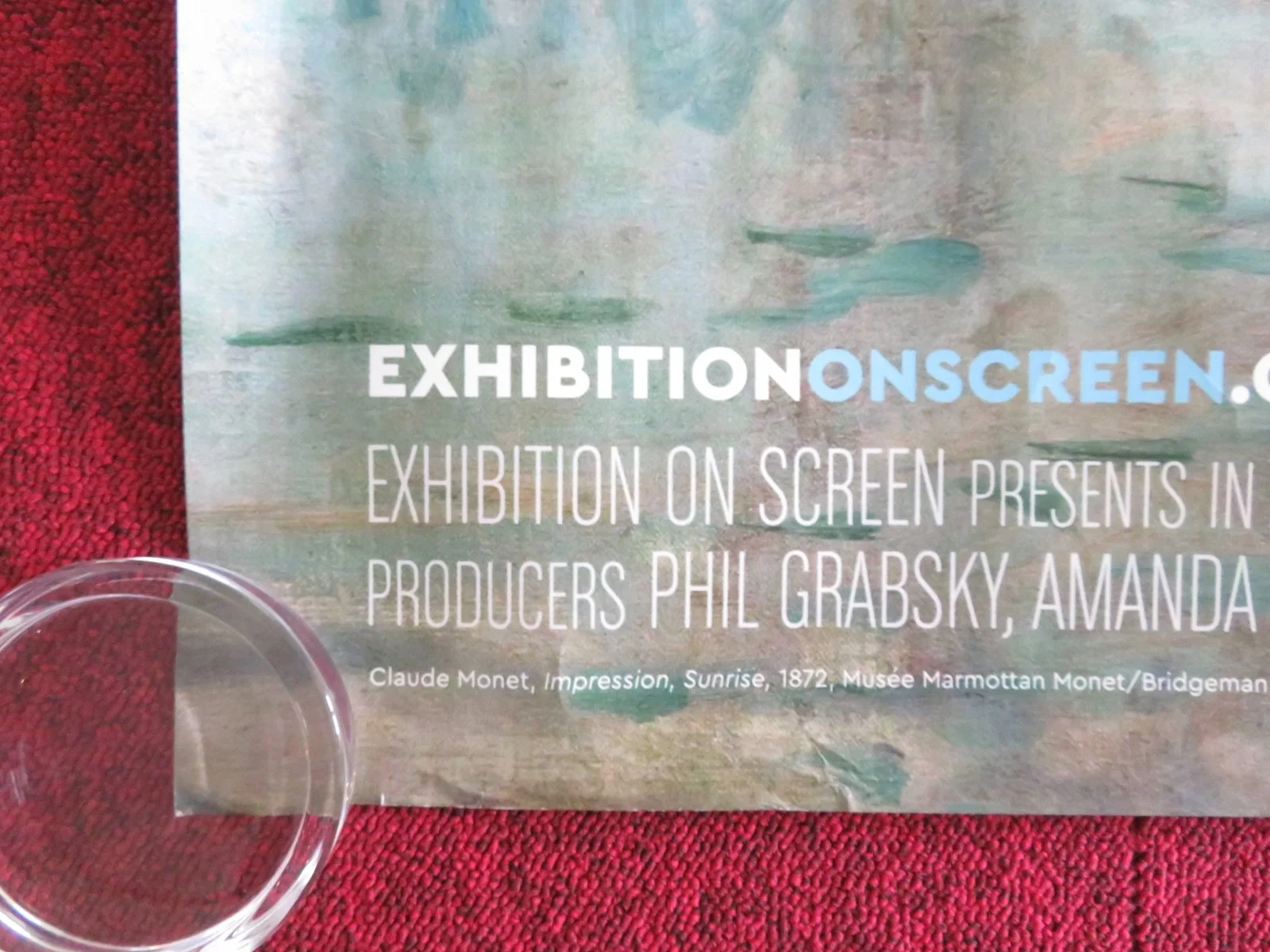 EXHIBITION ON SCREEN: THE DAWN OF IMPRESSIONISM PARIS... UK QUAD ROLLED POSTER, image 4