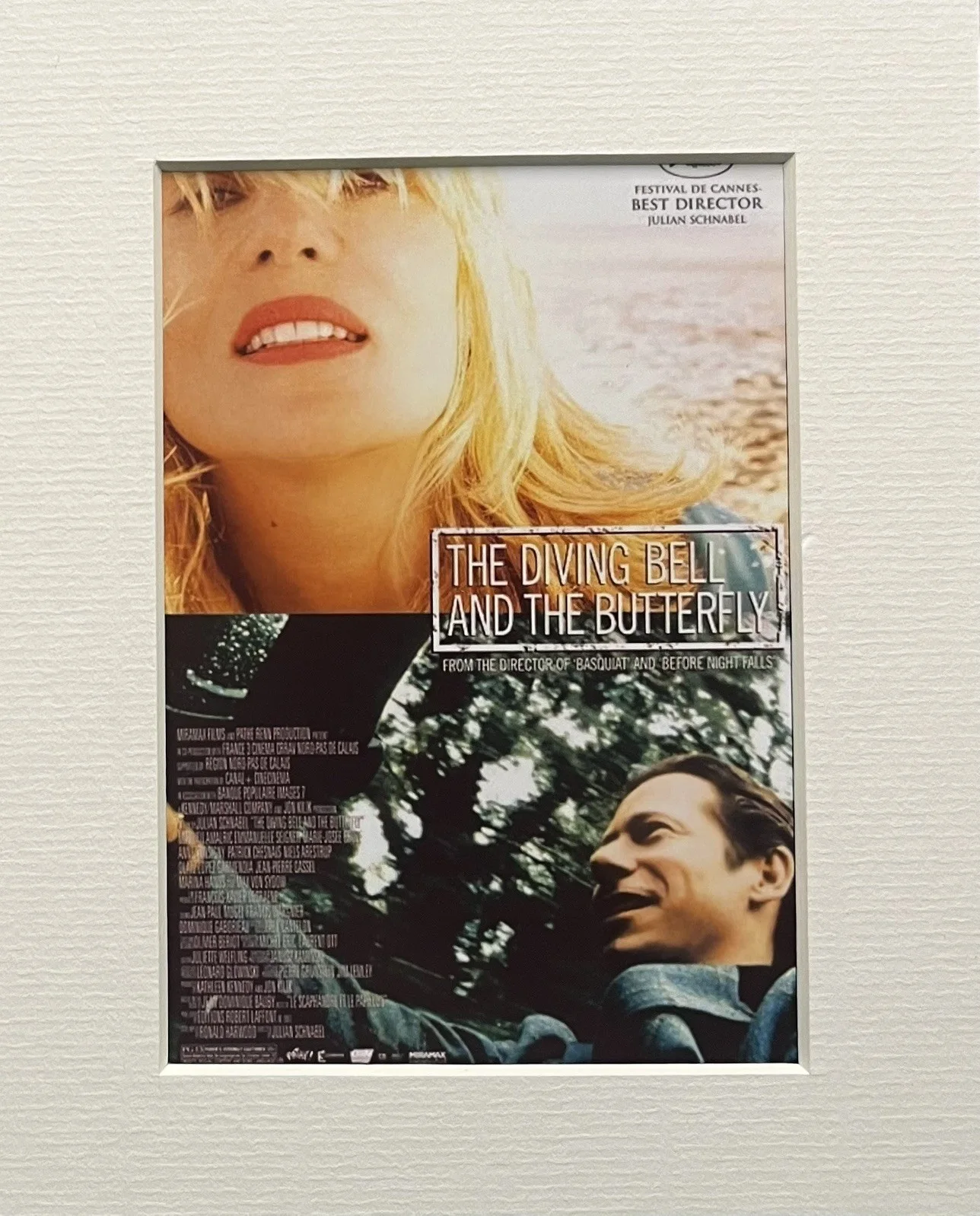 THE DIVING BELL AND THE BUTTERFLY. 35mm Film Cell Mounted Display, image 2