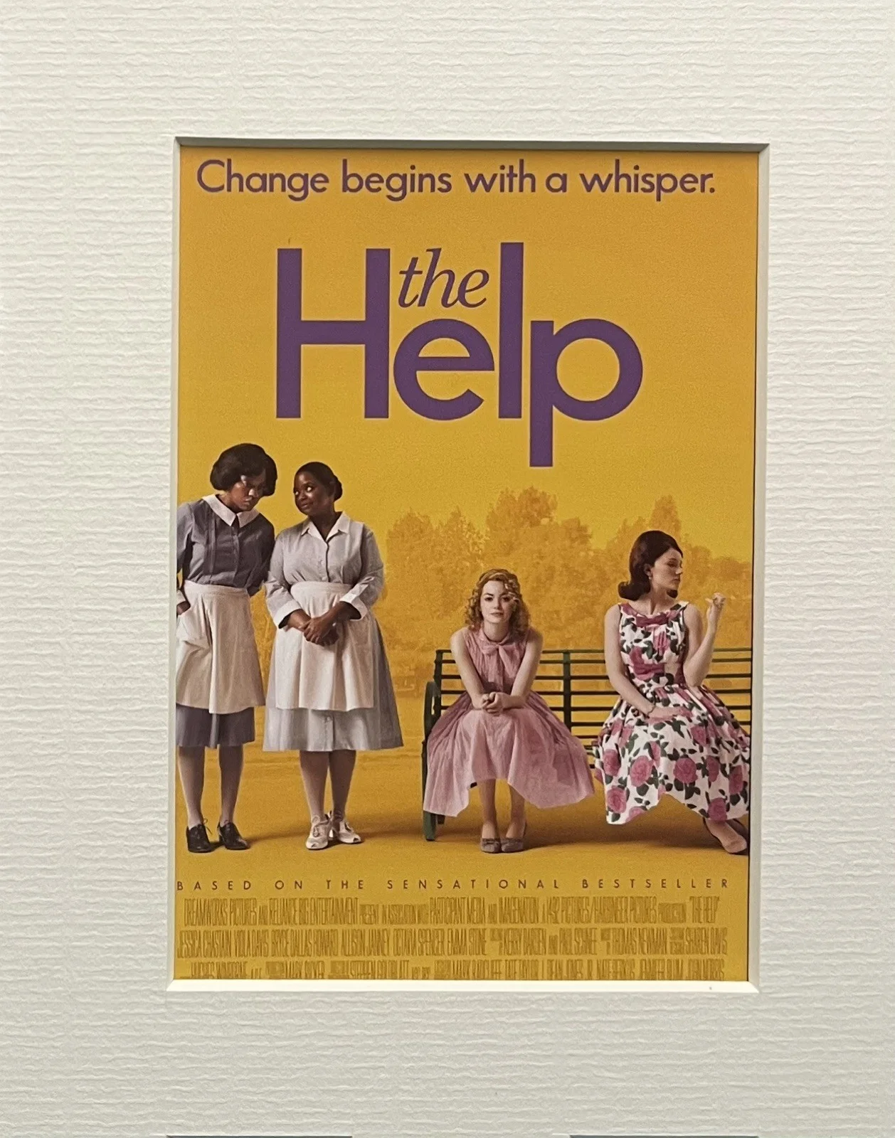 THE HELP . 35mm Film Cell Mounted Display, image 2