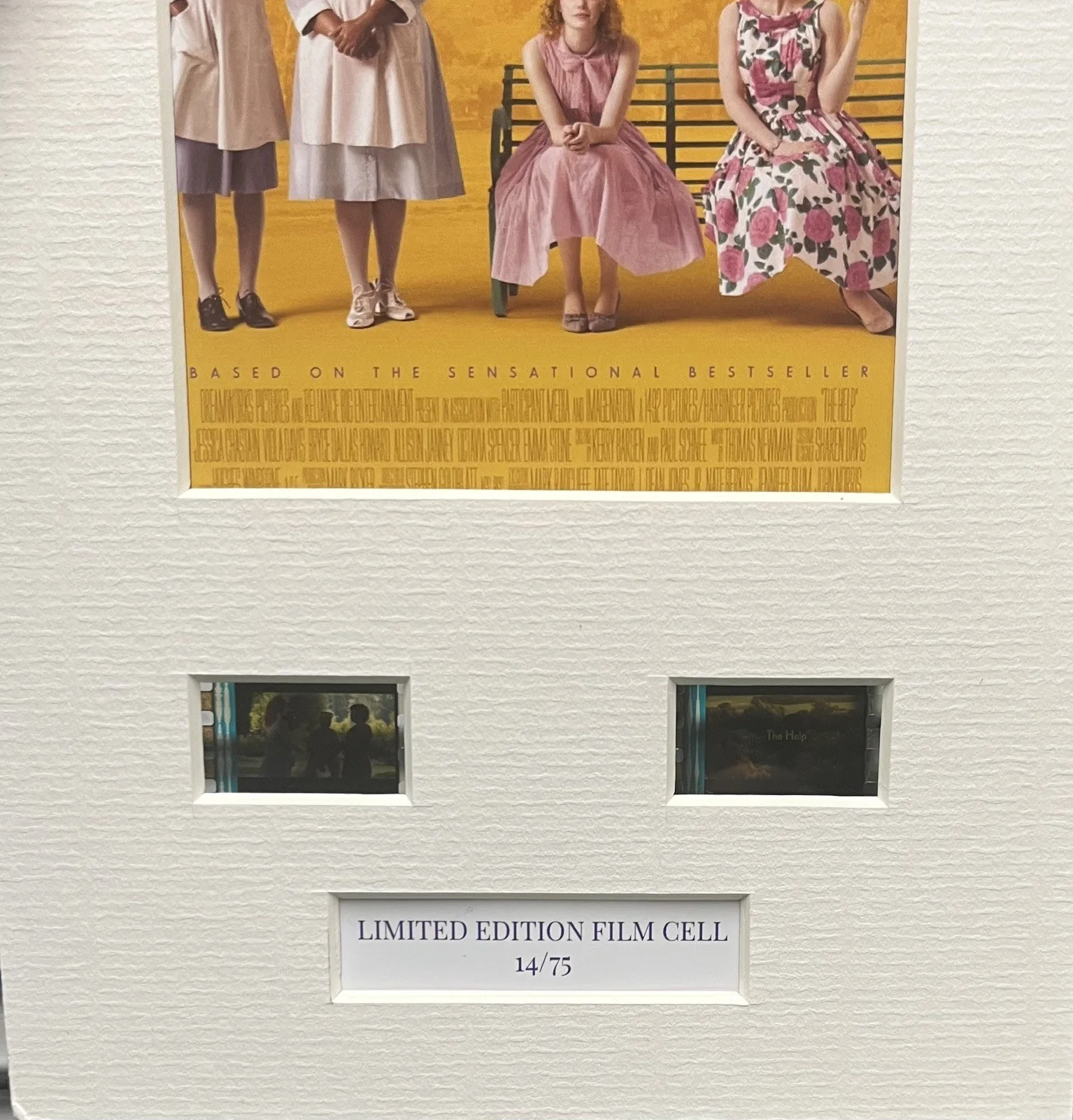 THE HELP . 35mm Film Cell Mounted Display, image 3