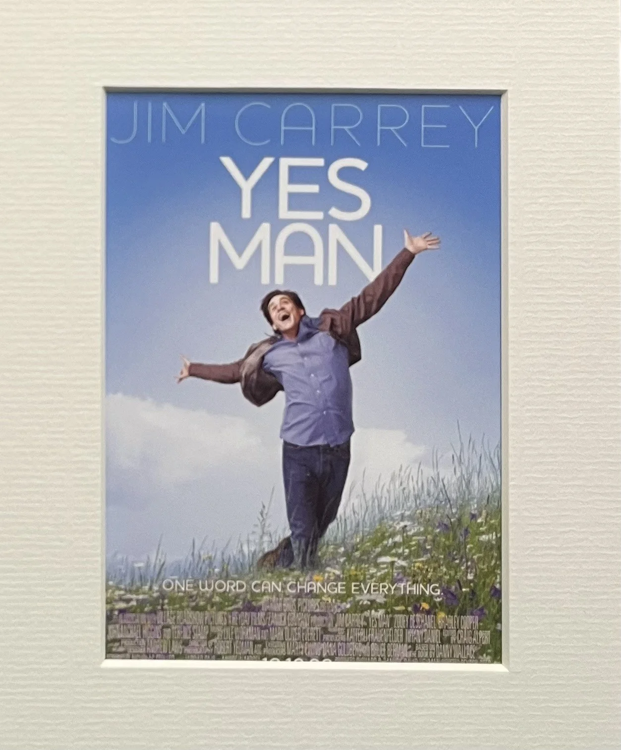 YES MAN Jim Carrey . . 35mm Film Cell Mounted Display, изображение 2
