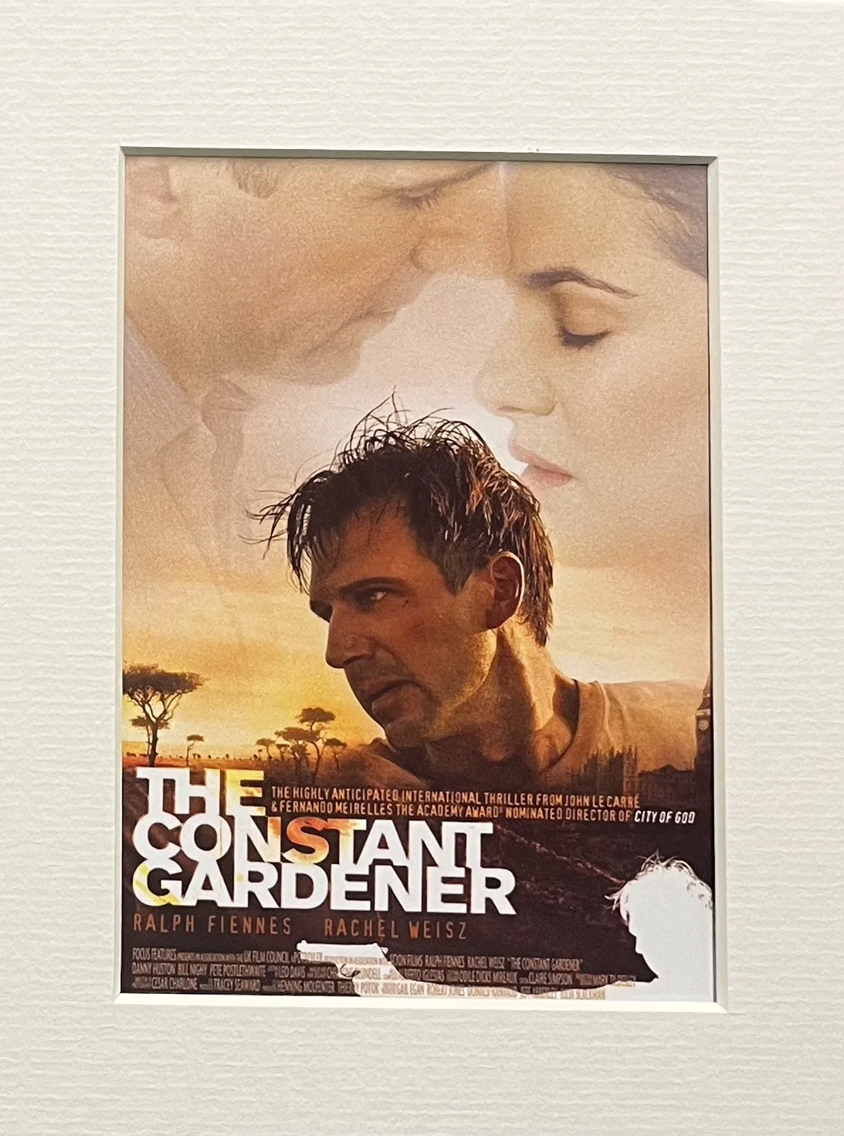 THE CONSTANT GARDENER . . 35mm Film Cell Mounted Display, изображение 2