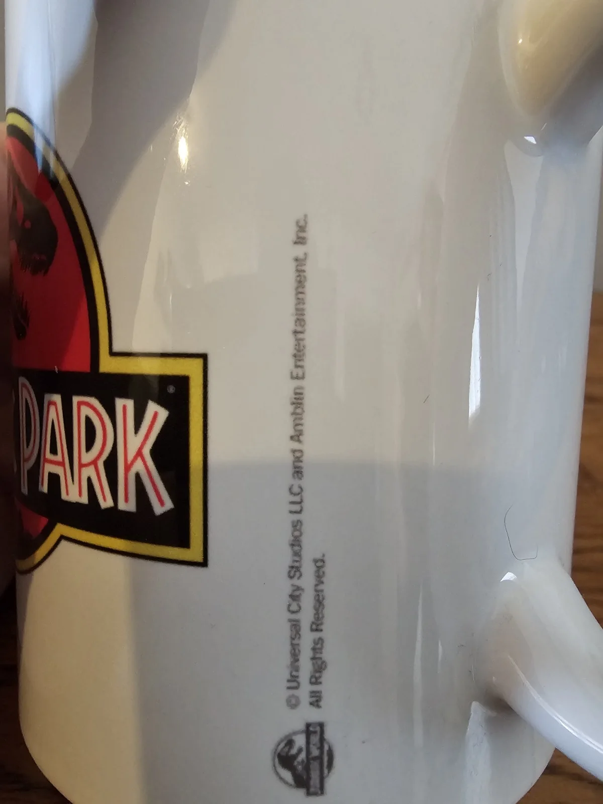 Vintage Jurassic Park Mug Cup 1990s, image 4
