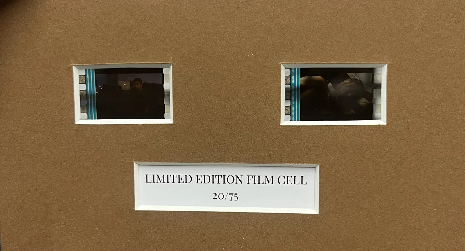 BURN AFTER READING . . 35mm Film Cell Mounted Display, image 3