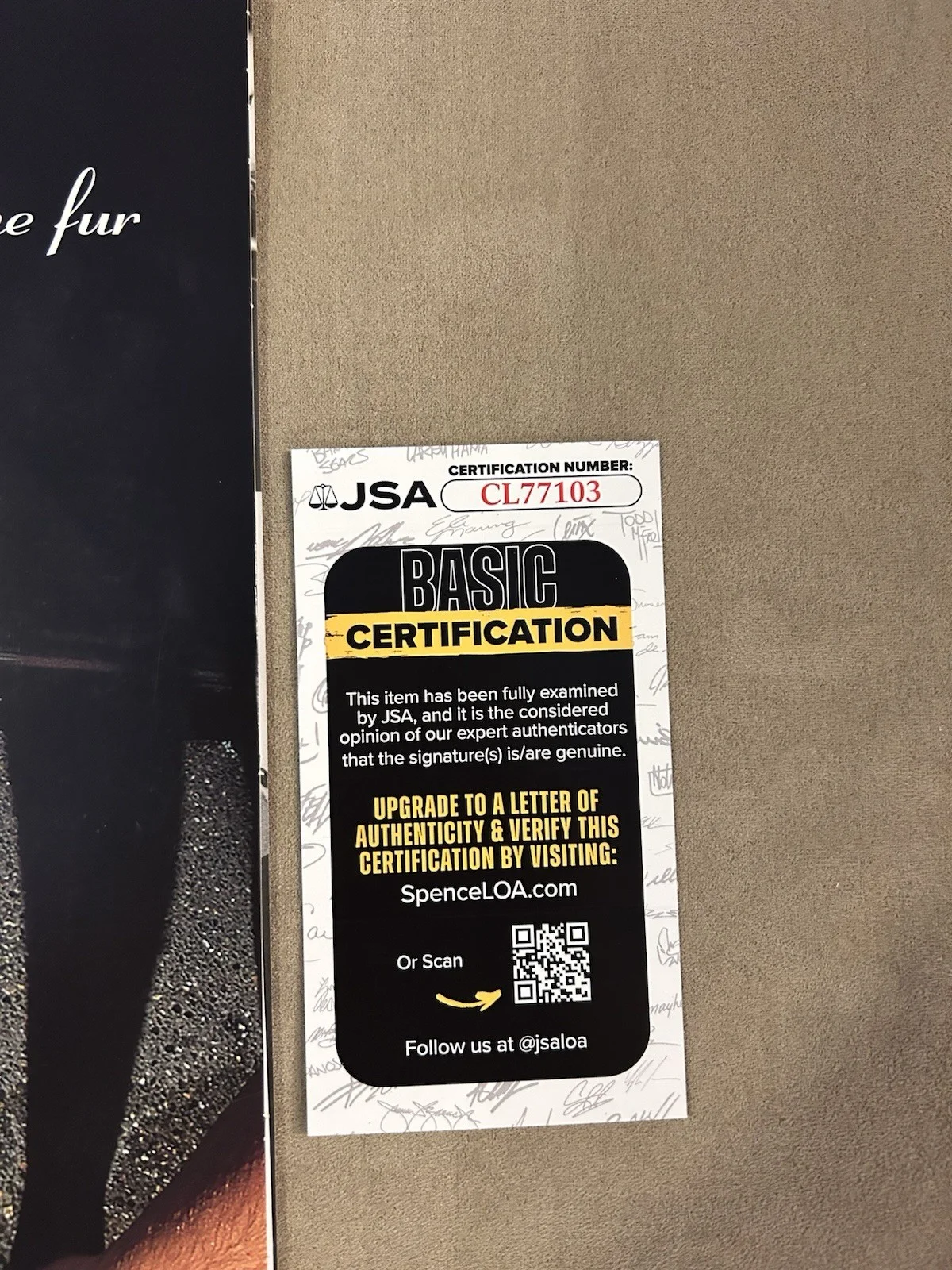 CHINO MORENO SIGNED AUTOGRAPH DEFTONES AROUND THE FUR ALBUM VINYL ROCK JSA COA, изображение 3