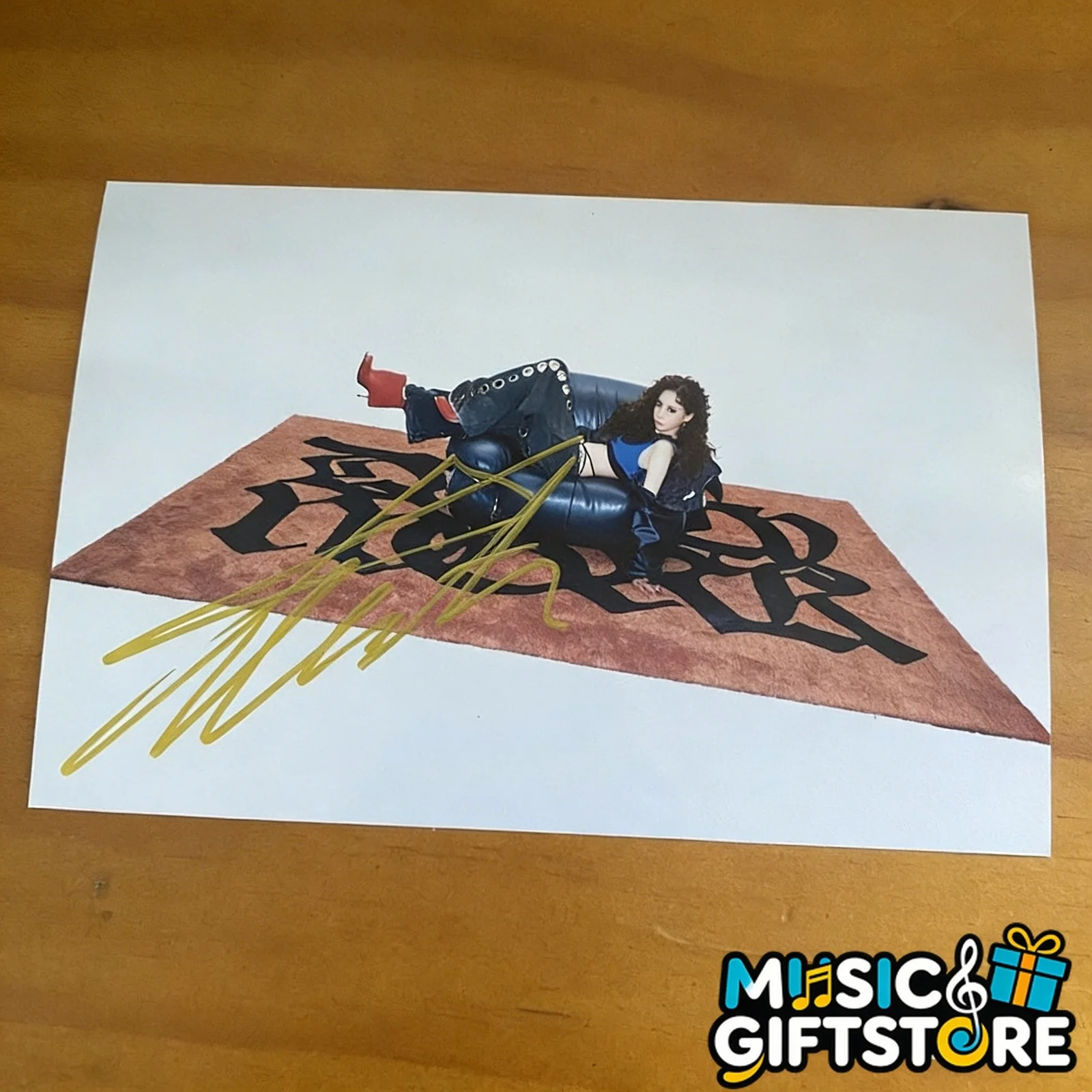 aespa Winter Autographed Signed Photo K-POP Collection 4*6 2025B #MUGS, изображение 3