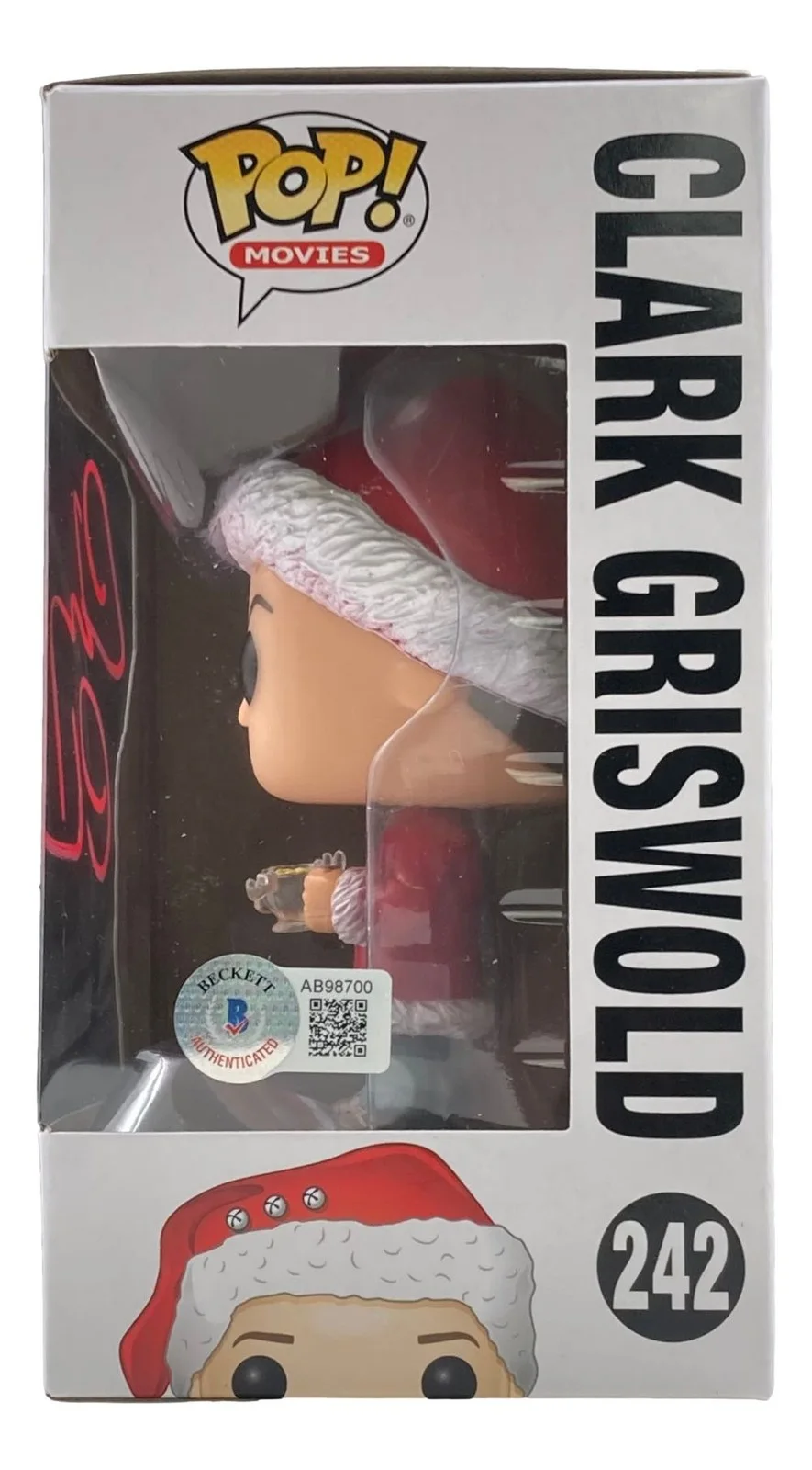 Chevy Chase — Chevy Chase Signed In Red National Lampoon Christmas Vacation Funko Pop #242 BAS, image 2