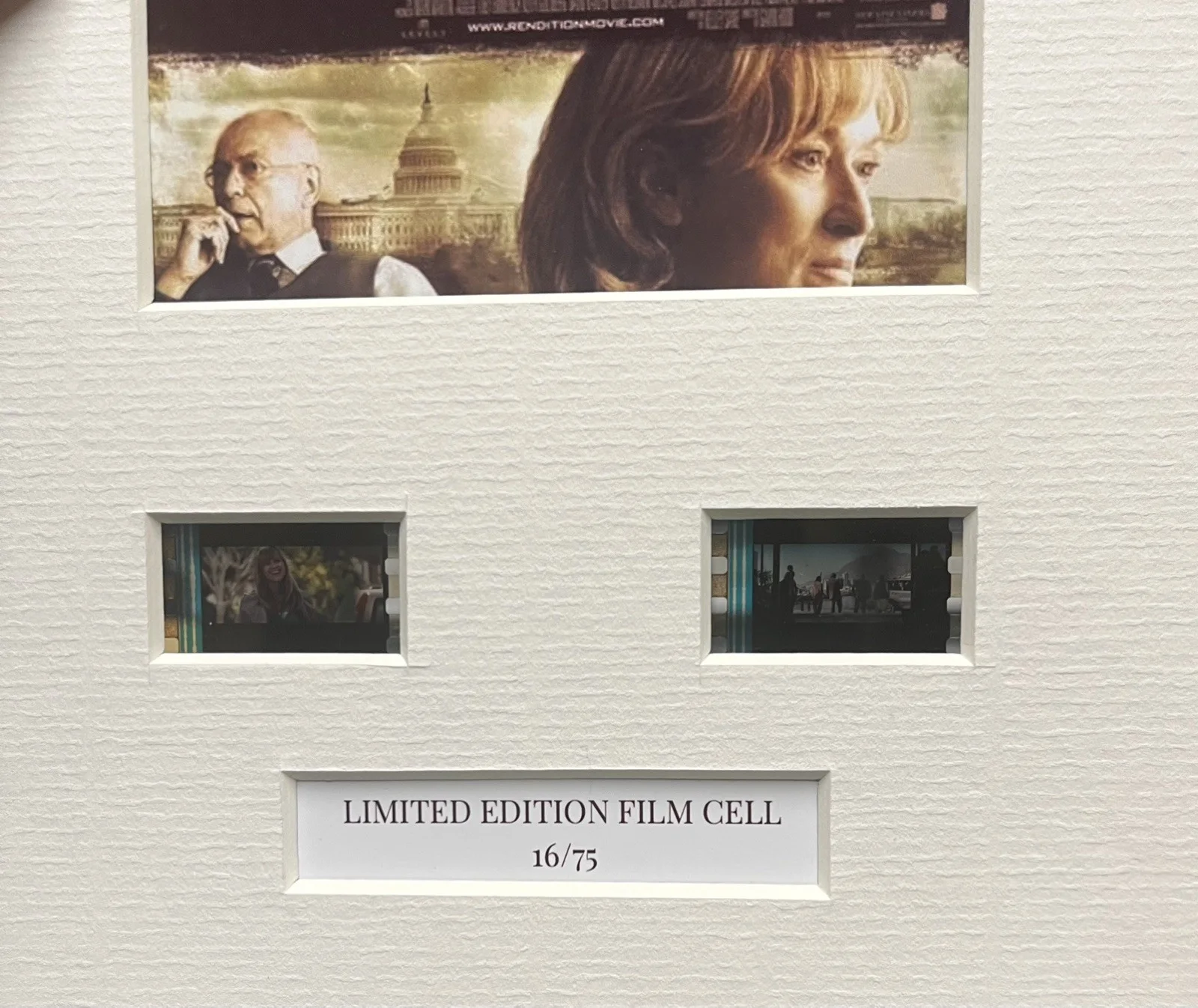 RENDITION . . 35mm Film Cell Mounted Display, image 2