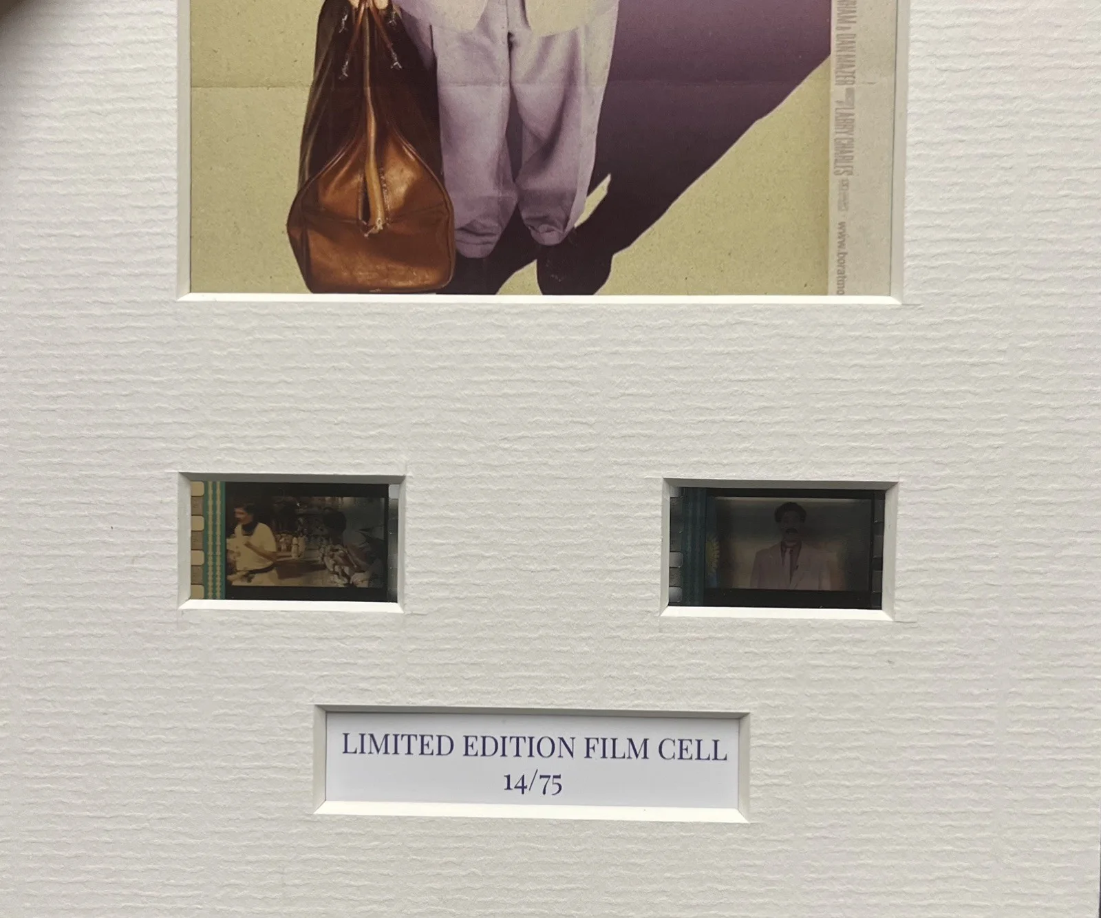BORAT. Sacha Baron. . 35mm Film Cell Mounted Display, image 2