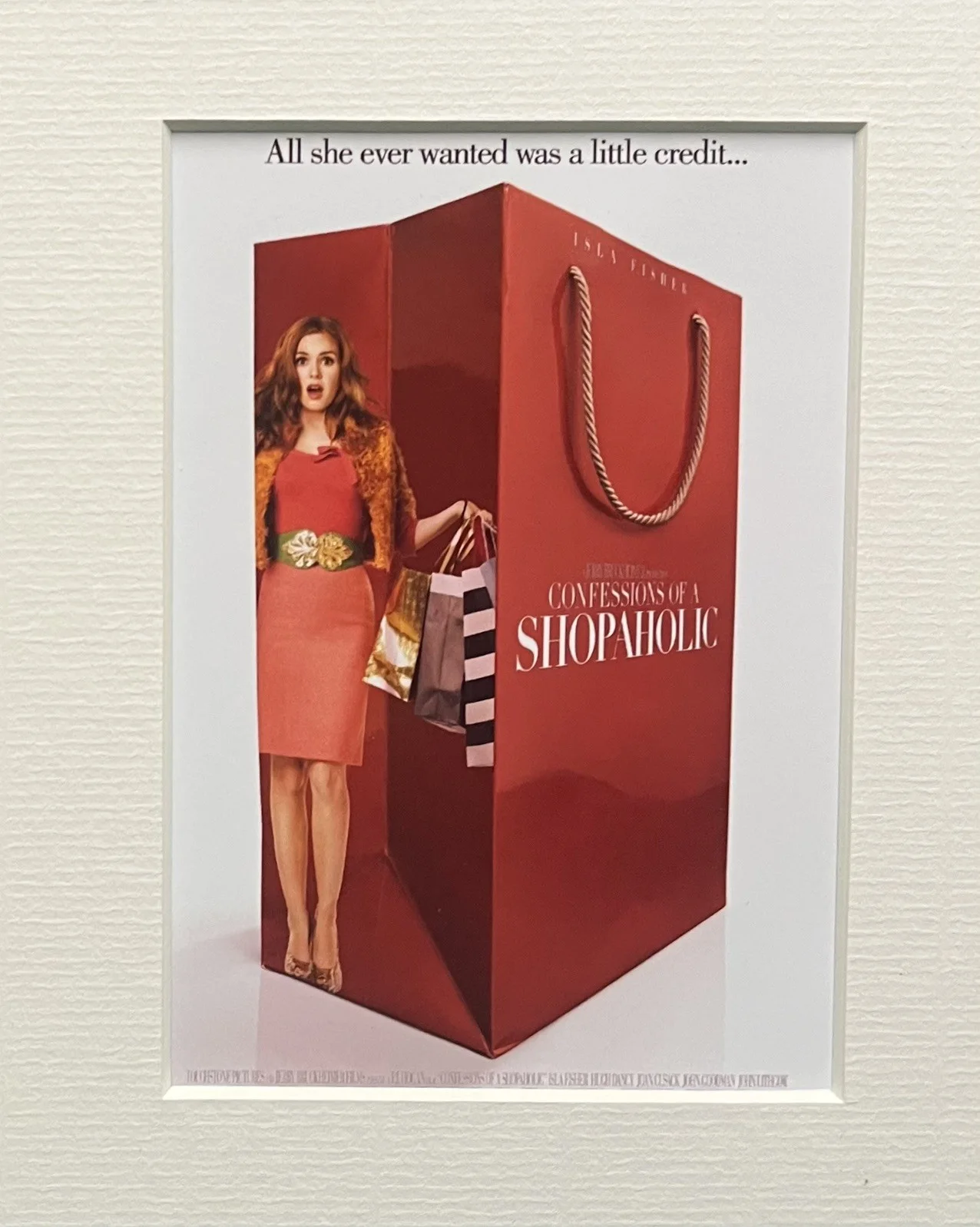 CONFESSIONS OF A SHOPAHOLIC . 35mm Film Cell Mounted Display, image 2