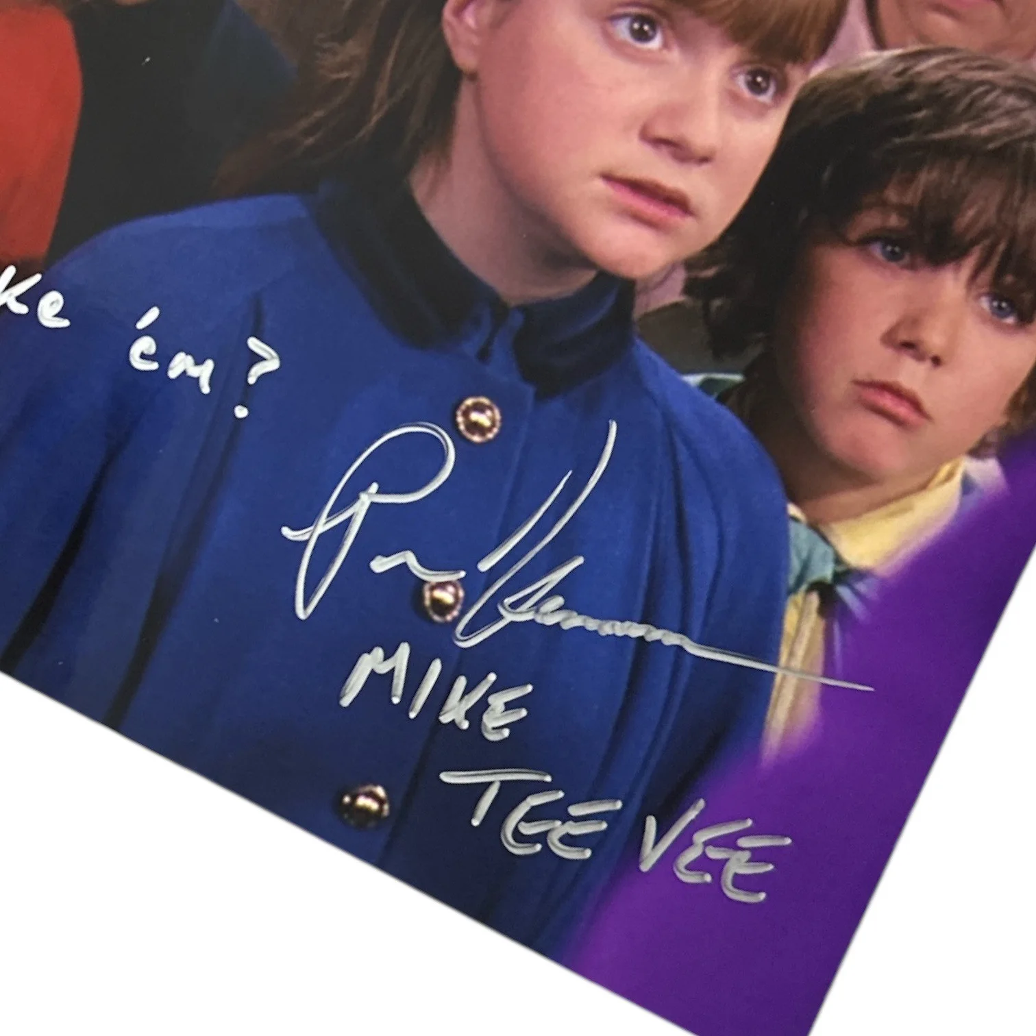 Paris Themmen — Paris Themmen Autograph Signed 8x10 Photo! Mike TV from 1971 Willy Wonka Movie!, изображение 2