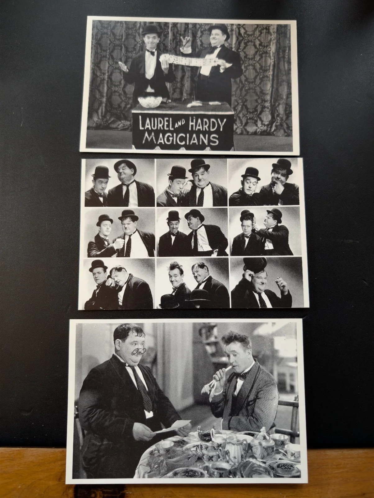 Laurel & Hardy Postcard Collection Film Stills Comedy Museum Set Of 16 Vintage, изображение 2