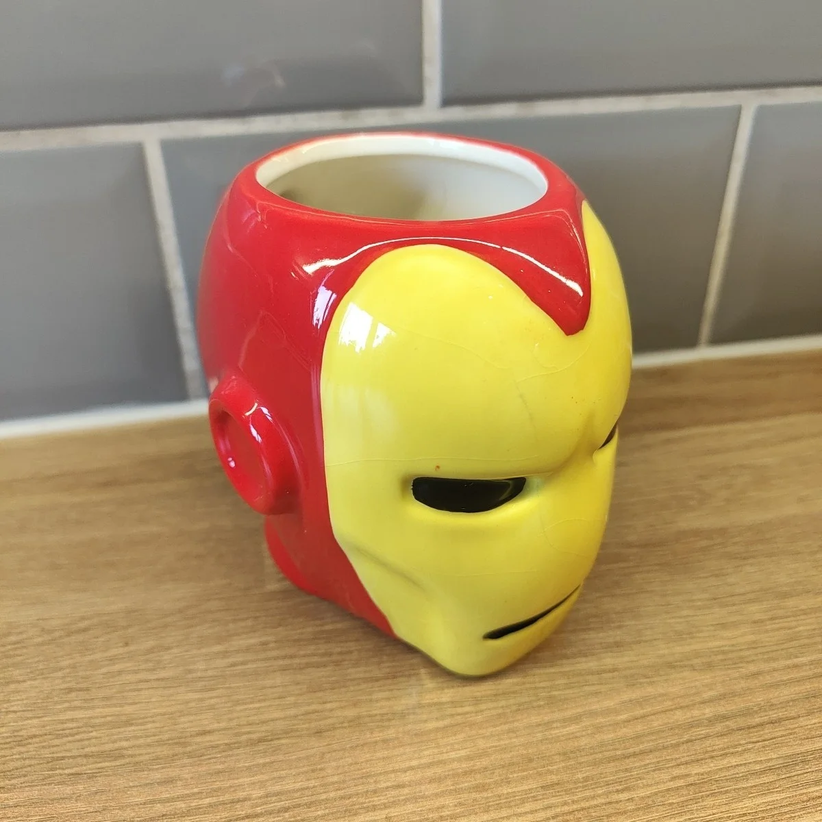 3D IRON MAN Marvel Comics Ceramic Coffee Mug 2016 Collectible by Zak!, image 2