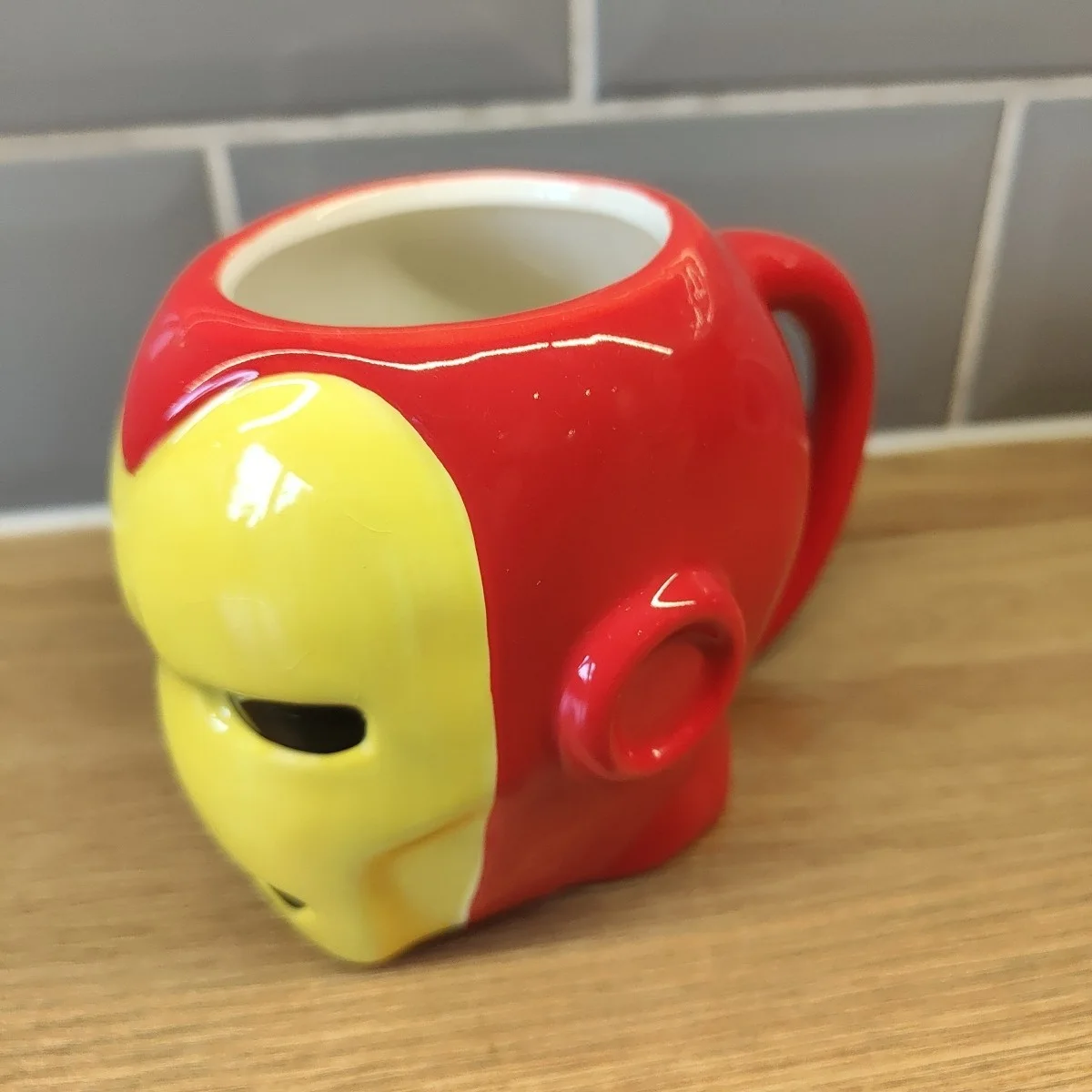 3D IRON MAN Marvel Comics Ceramic Coffee Mug 2016 Collectible by Zak!, image 3