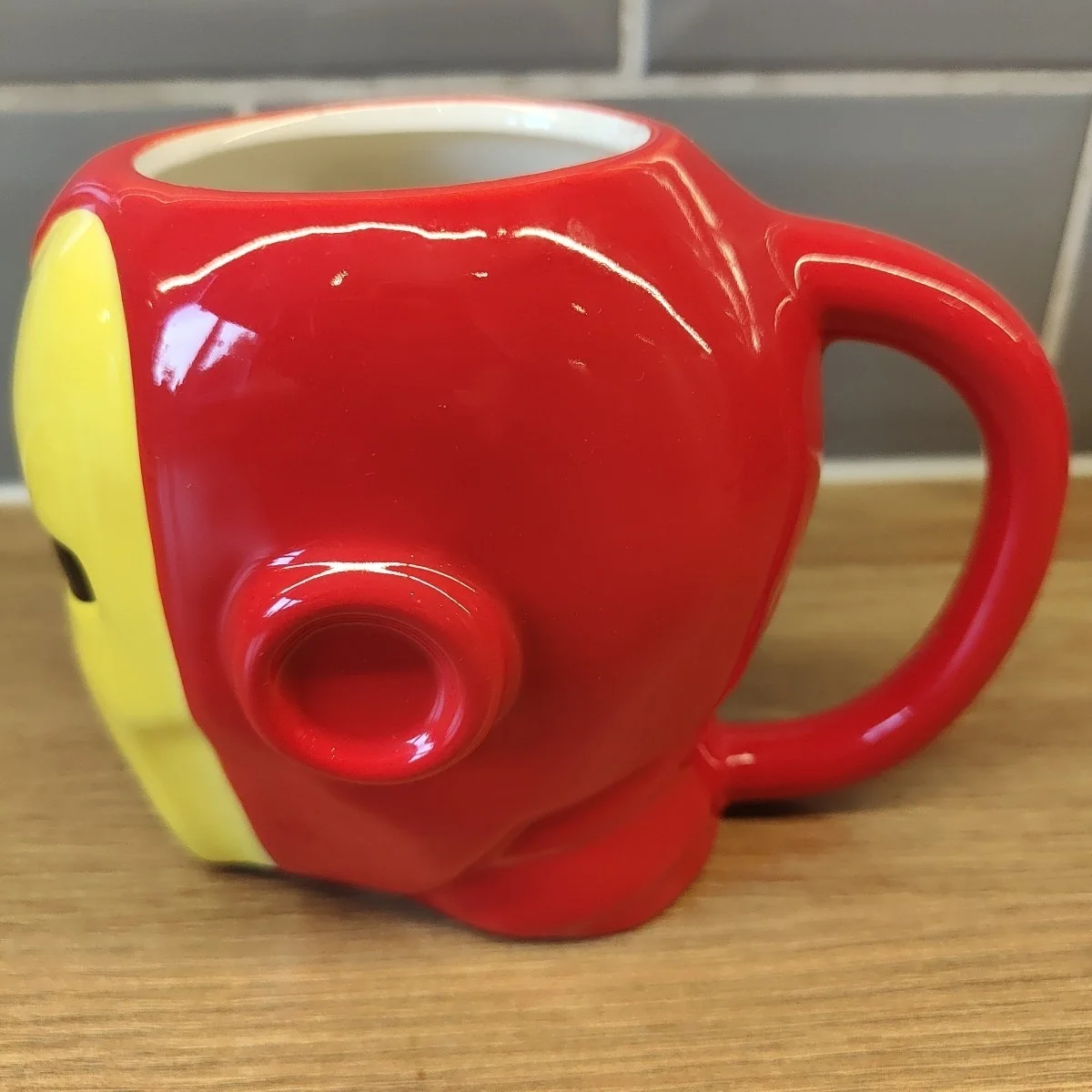 3D IRON MAN Marvel Comics Ceramic Coffee Mug 2016 Collectible by Zak!, image 4