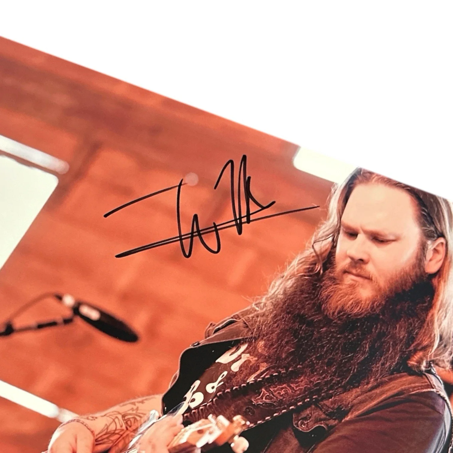 Whitey Morgan Signed Autograph 8.5x11 Photo! Honk Tonk Outlaw Country Singer!, изображение 2