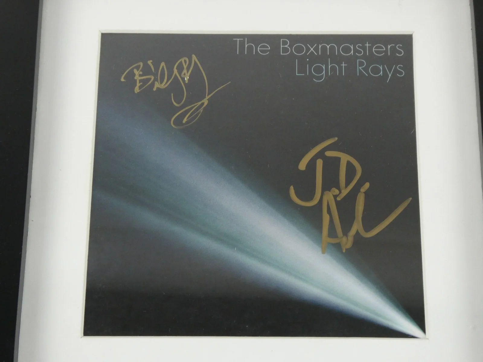 Billy Bob Thornton +1 Signed The Boxmasters Autographed Framed Matted CD Cover, image 2