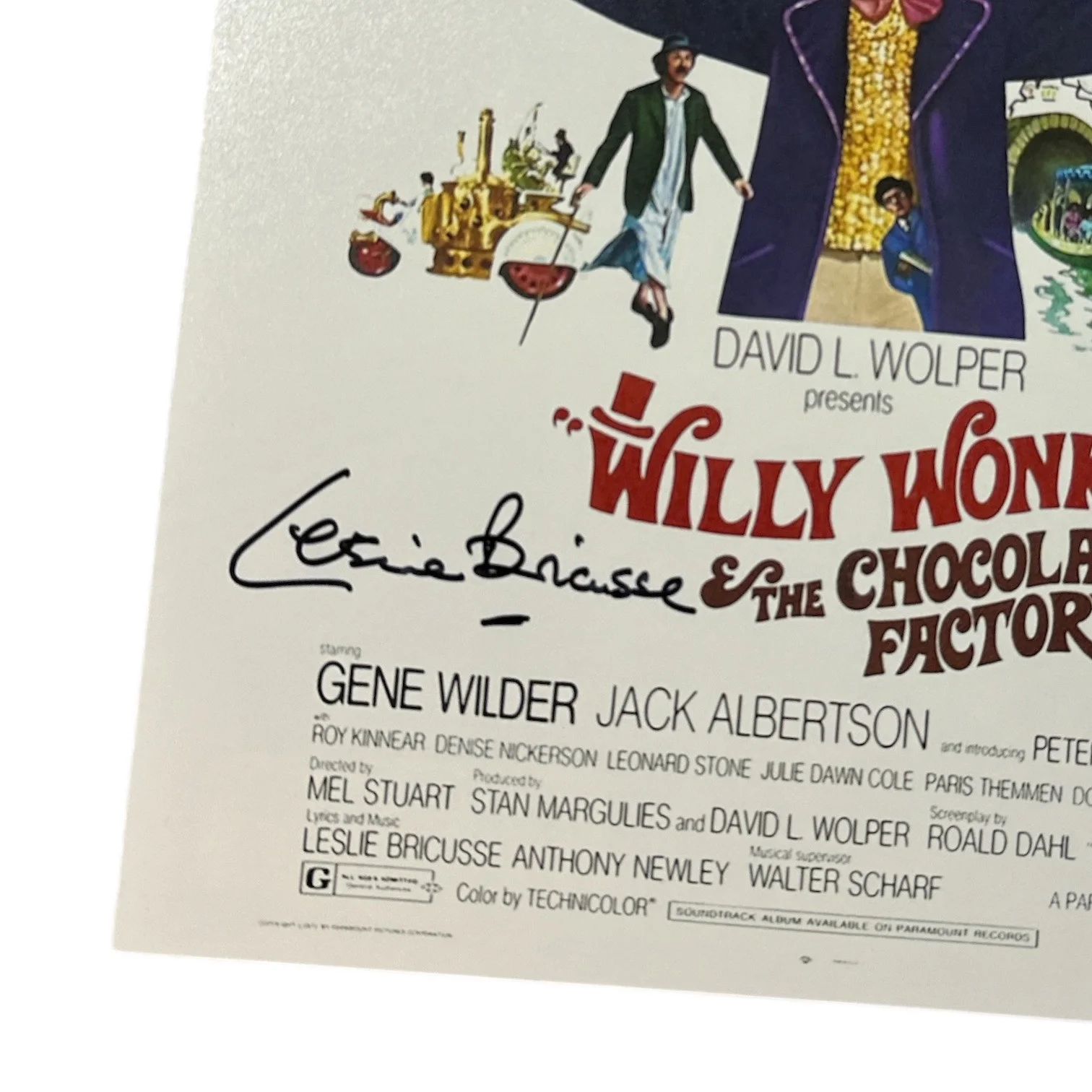 Composer Leslie Bricusse — Leslie Bricusse (d. 2021) Autograph Signed 8x10 Photo! Willy Wonka Composer!, изображение 2