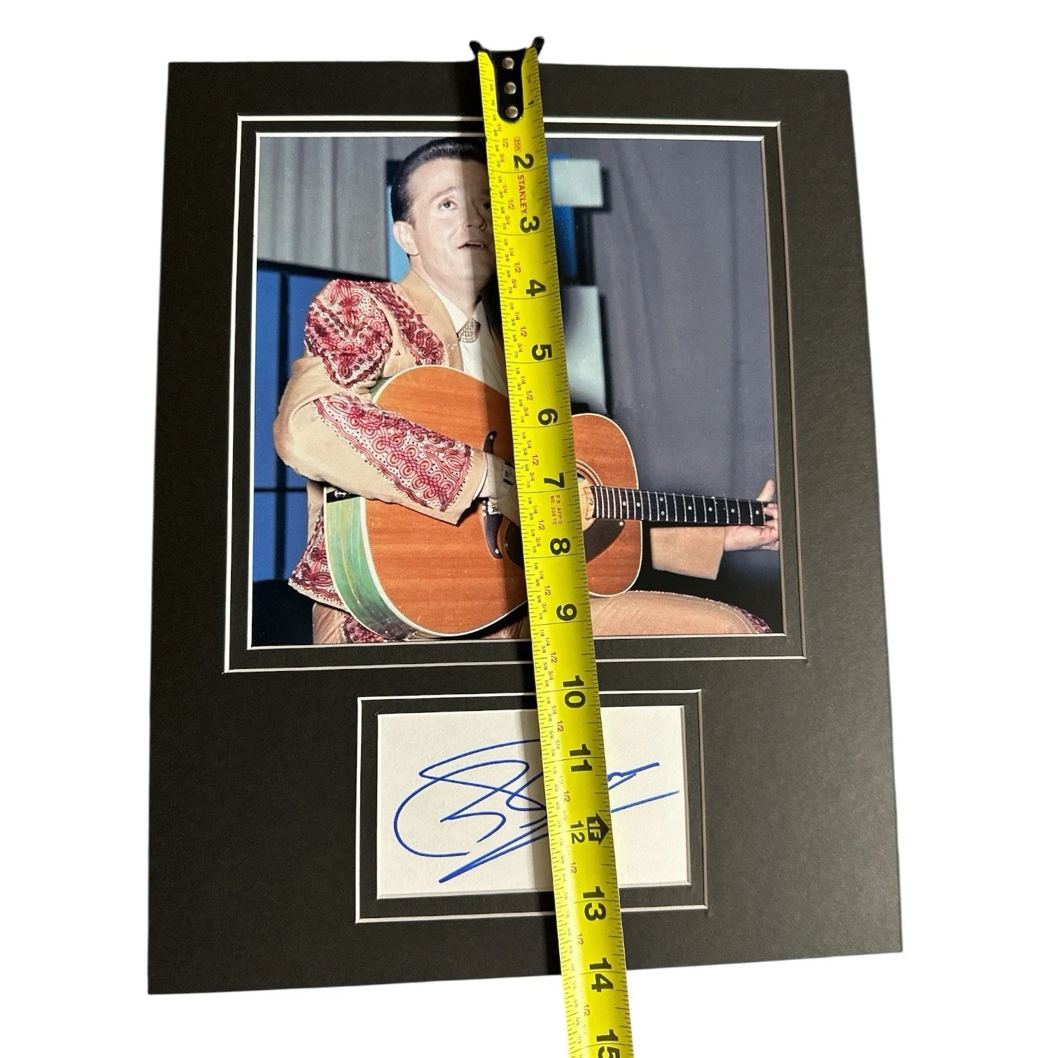 Bill Anderson Autograph Signed 11x14” FRAME READY Photo & Index Card! Opry Star!, изображение 5