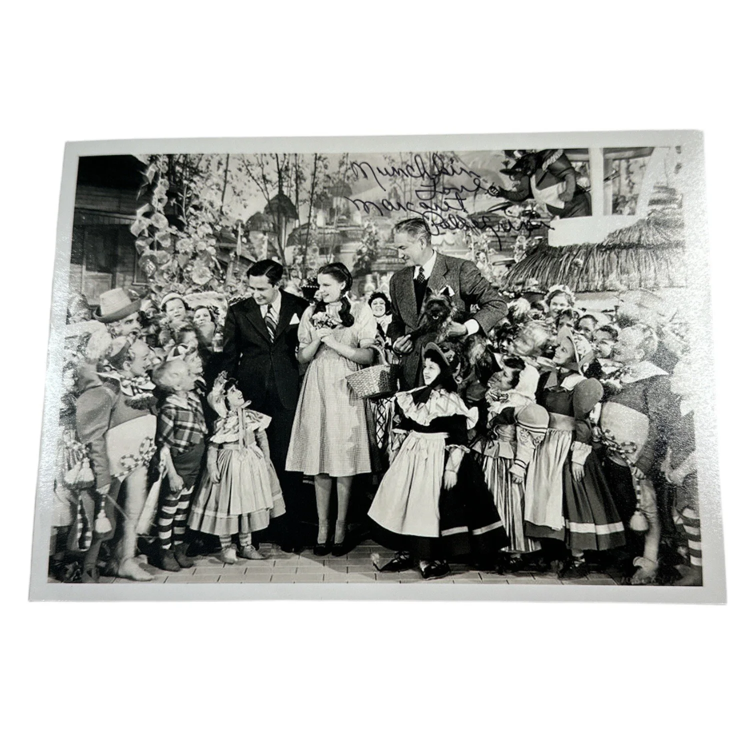 Margaret Pellegrini — Margaret Pellegrini (d. 2013) Autograph Signed TWICE 5x7 Photo! Wizard of Oz!