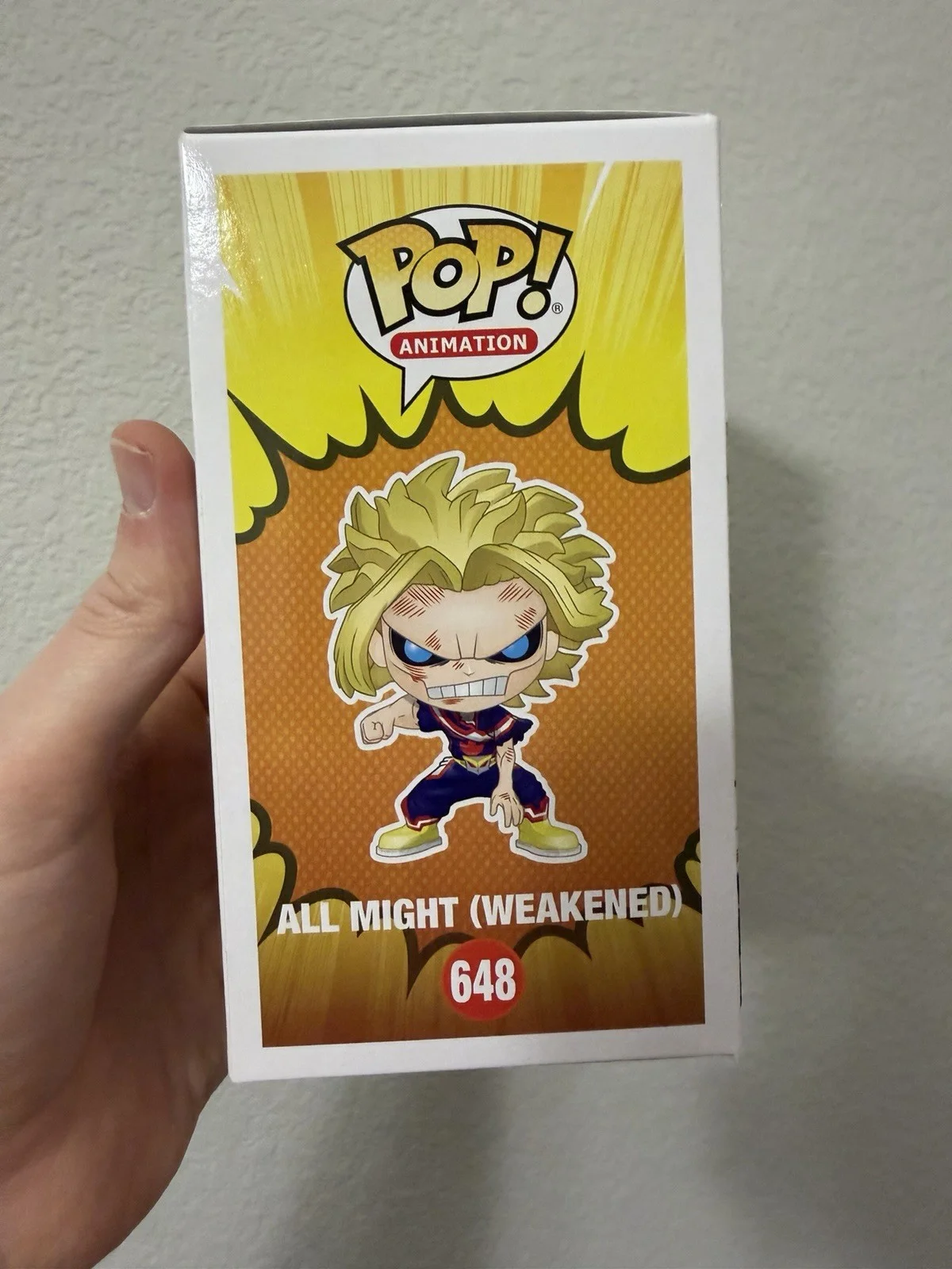 Chris Sabat — Chris Sabat Signed My Hero Academia All Might Weakened BLE Funko POP! JSA COA, изображение 3