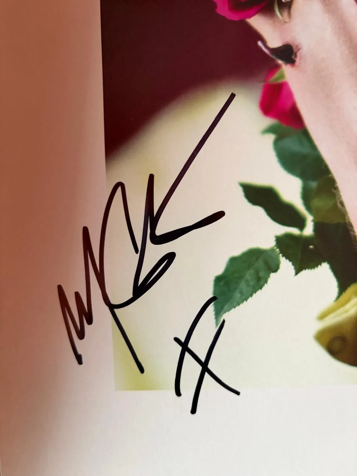 Machine Gun Kelly — MACHINE GUN KELLY SIGNED AUTOGRAPHED BLOOM ALBUM COVER TICKET TO MY DOWNFALL PSA, image 2