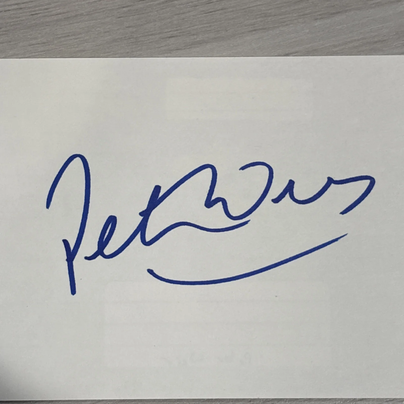 Director PETER WEIR In-person Autograph, image 2