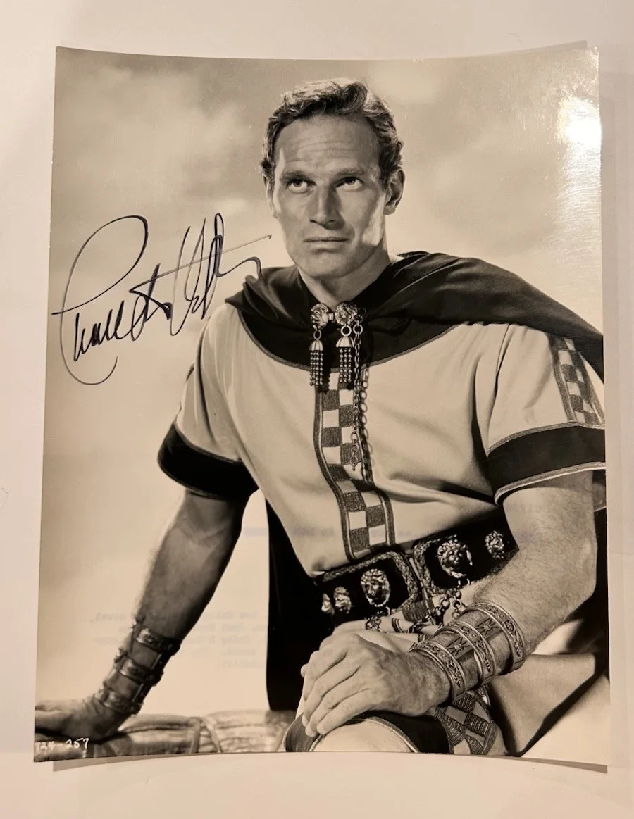 Charleton Heston — Charleton Heston original Vintage Ben-Hur Promo Press 8x10 Photo
