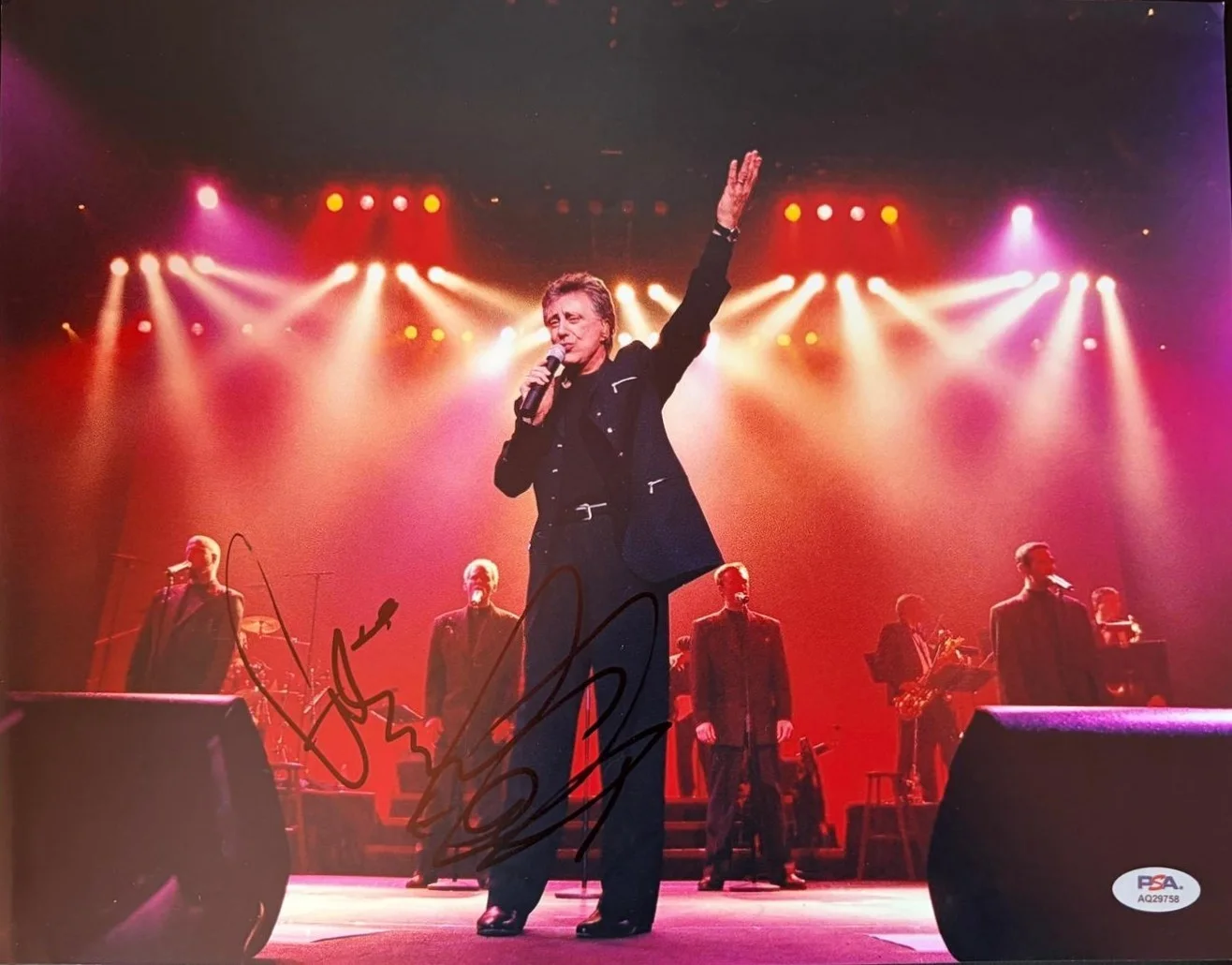 Frankie Valli — FRANKIE VALLI SIGNED AUTOGRAPHED 11X14 PHOTO GREASE FOUR SEASONS RARE PSA