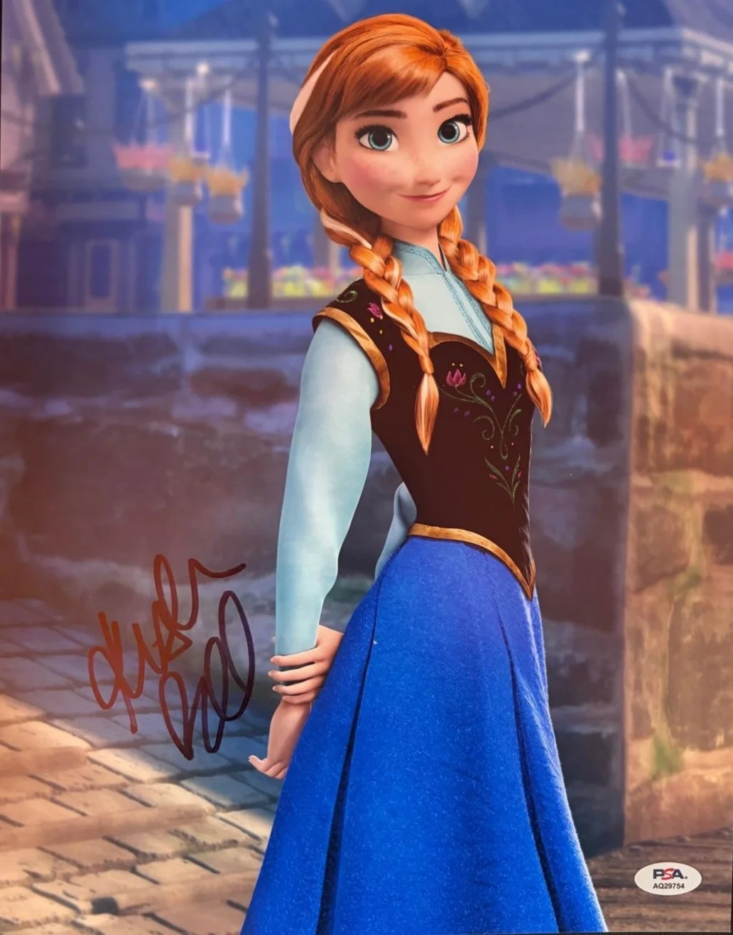Kristen Bell — KRISTEN BELL SIGNED AUTOGRAPHED 11X14 PHOTO FROZEN ADVENTURE PRINCESS ANNA PSA